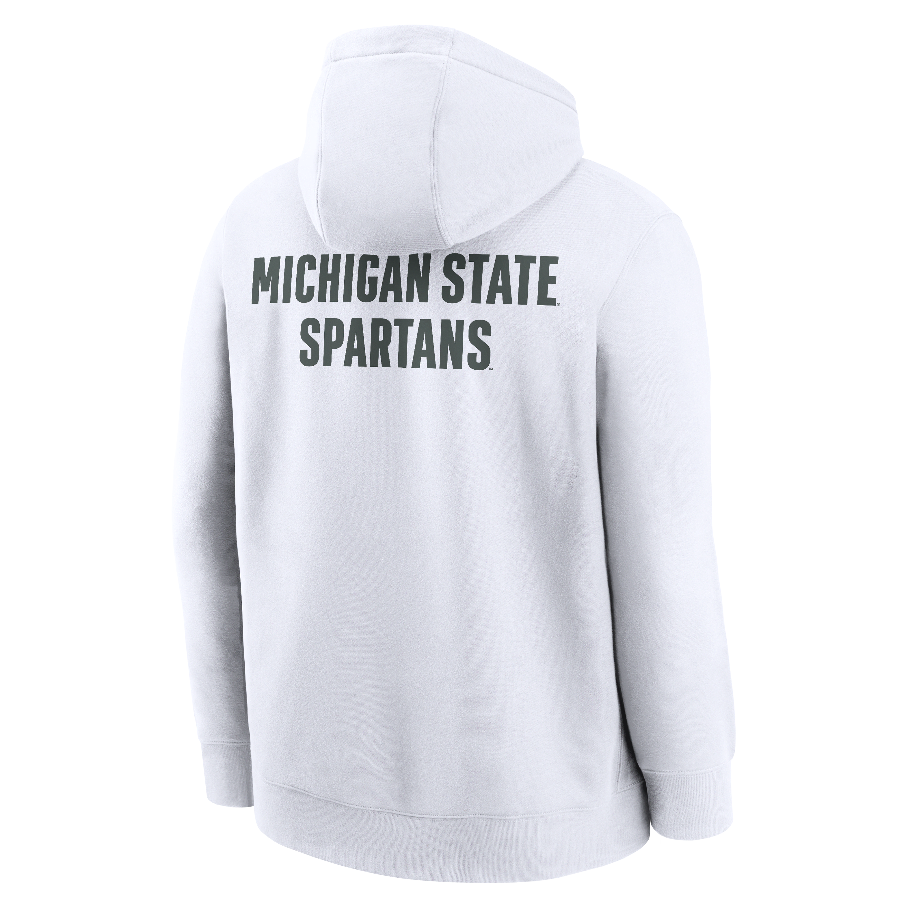 Michigan State Club Basketball 2-Hit Men's Nike College Pullover Hoodie