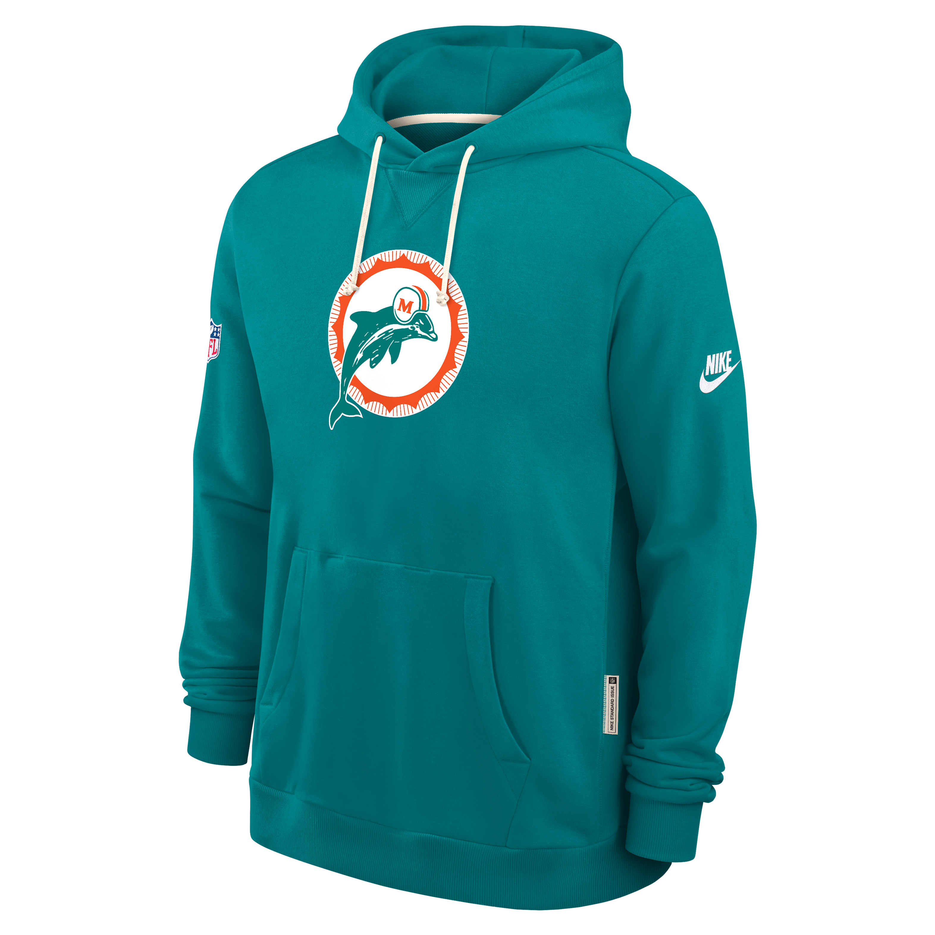 Miami Dolphins Alt Offensive Set Play Sideline Men's Nike Dri-FIT NFL Pullover Hoodie