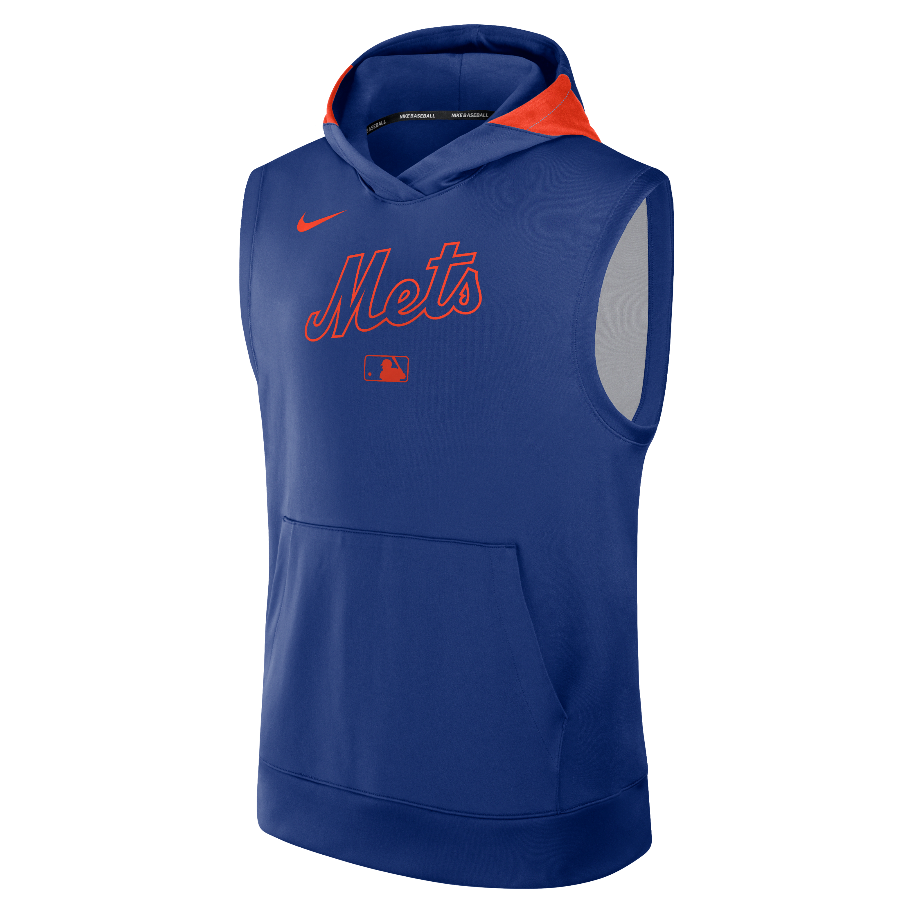 New York Mets Authentic Collection Men’s Nike Dri-FIT MLB Sleeveless Pullover Hoodie