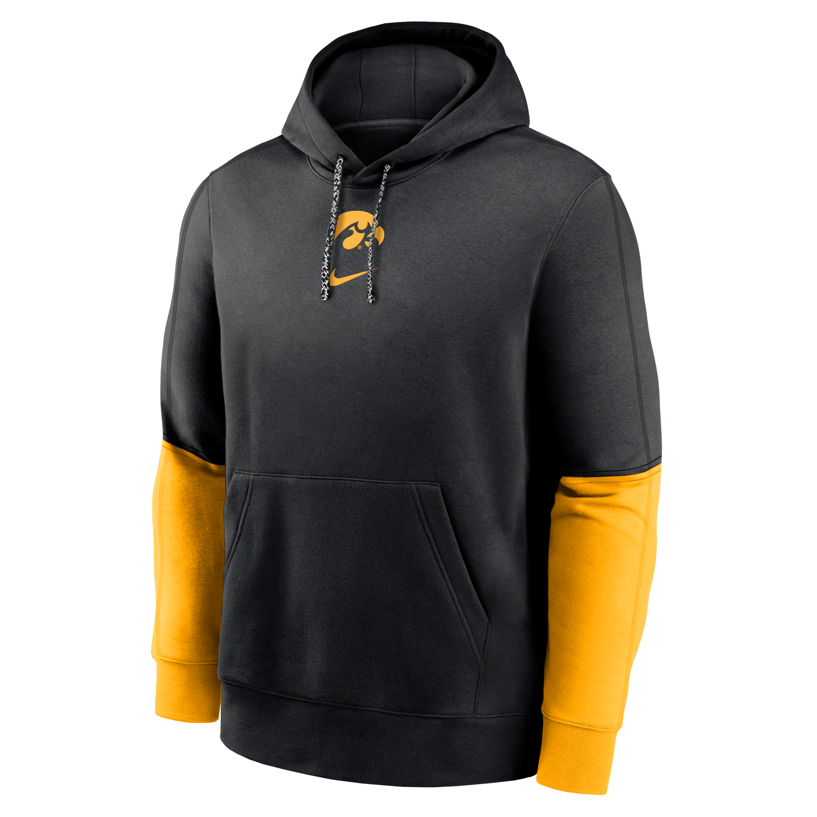 Iowa Hawkeyes Sideline Team Issue Club Men's Nike College Pullover Hoodie