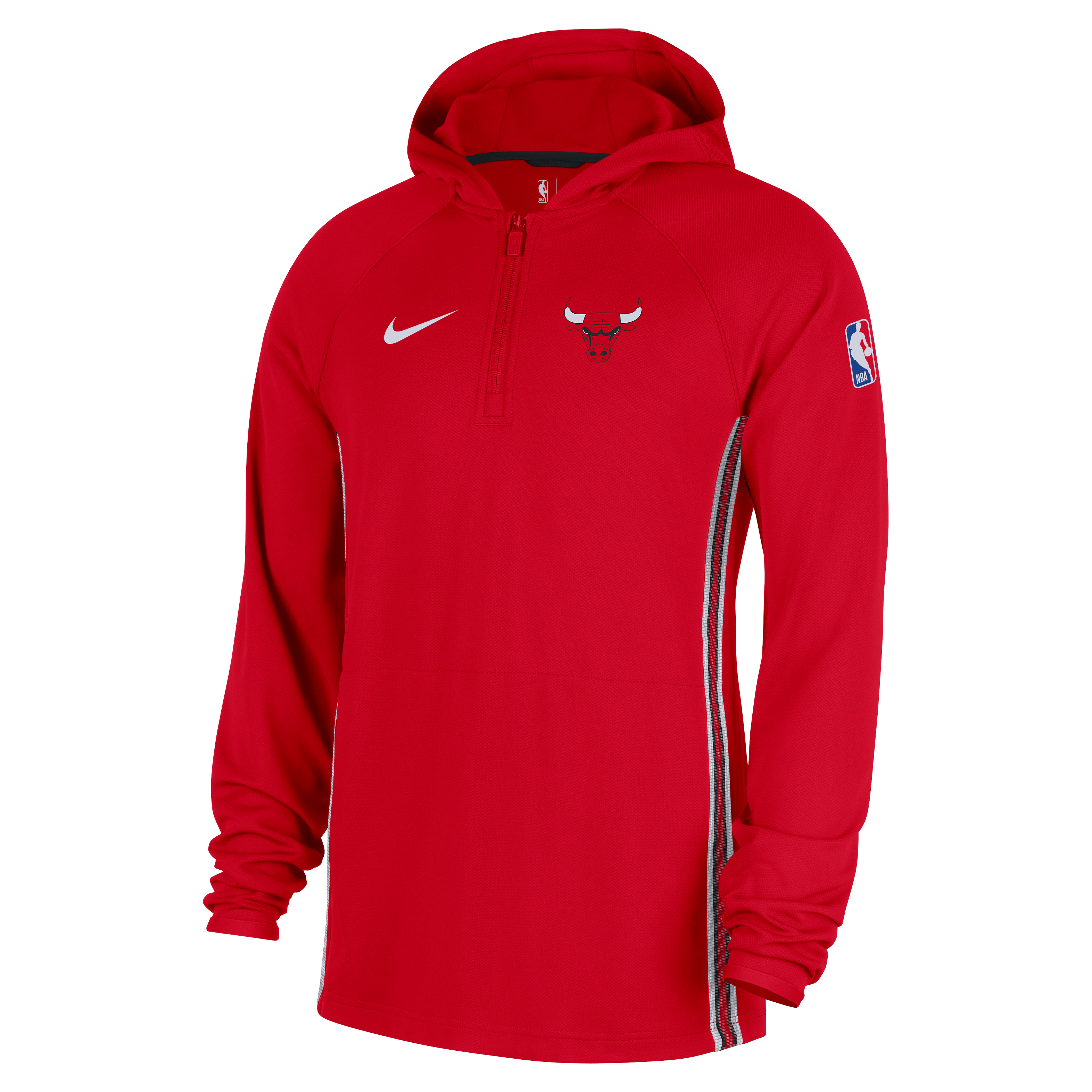 Chicago Bulls Zoned Men's Nike Dri-FIT NBA 1/4-Zip Hoodie