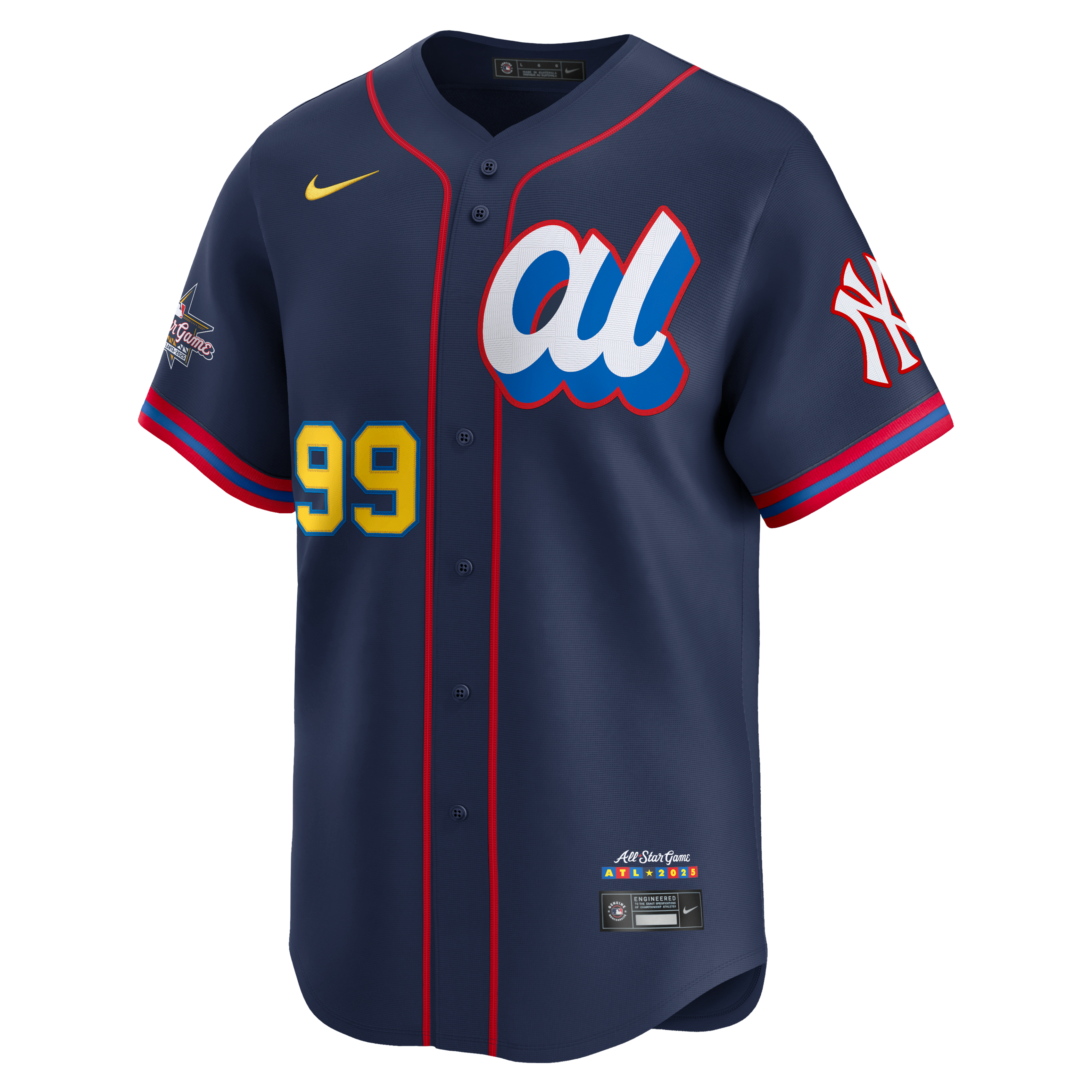 Aaron Judge American League 2025 Home Run Derby Men's Nike Dri-FIT ADV MLB Limited Jersey