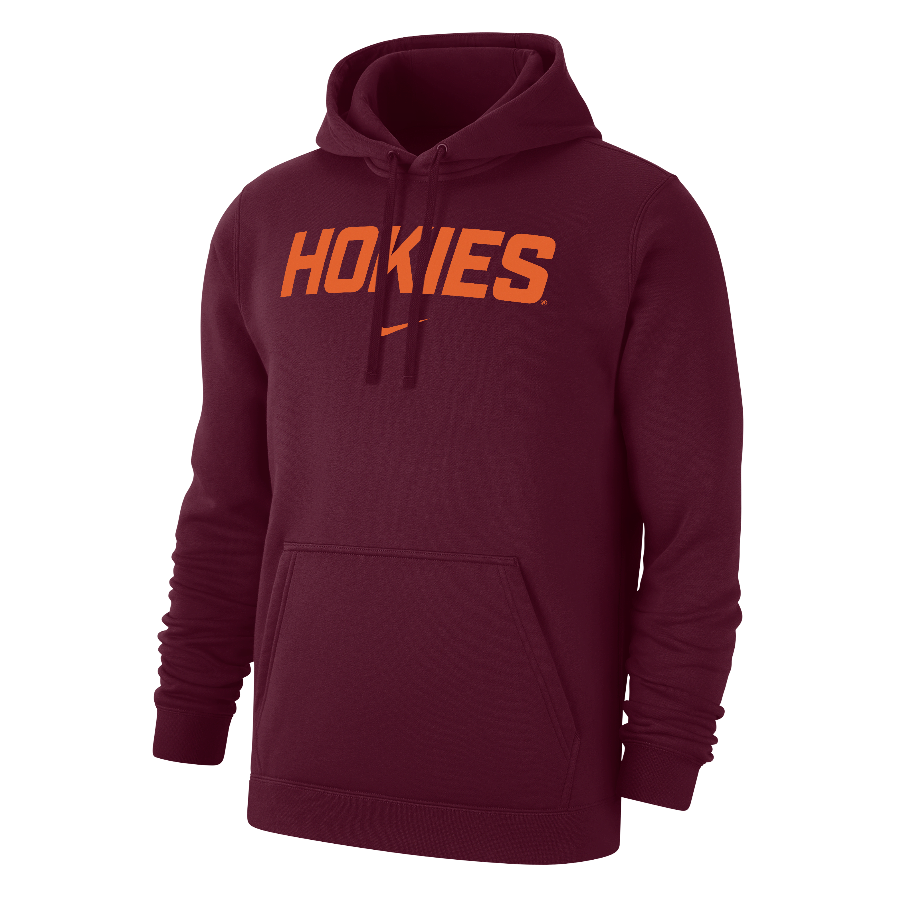 Virginia Tech Club Fleece Men's Nike College Pullover Hoodie