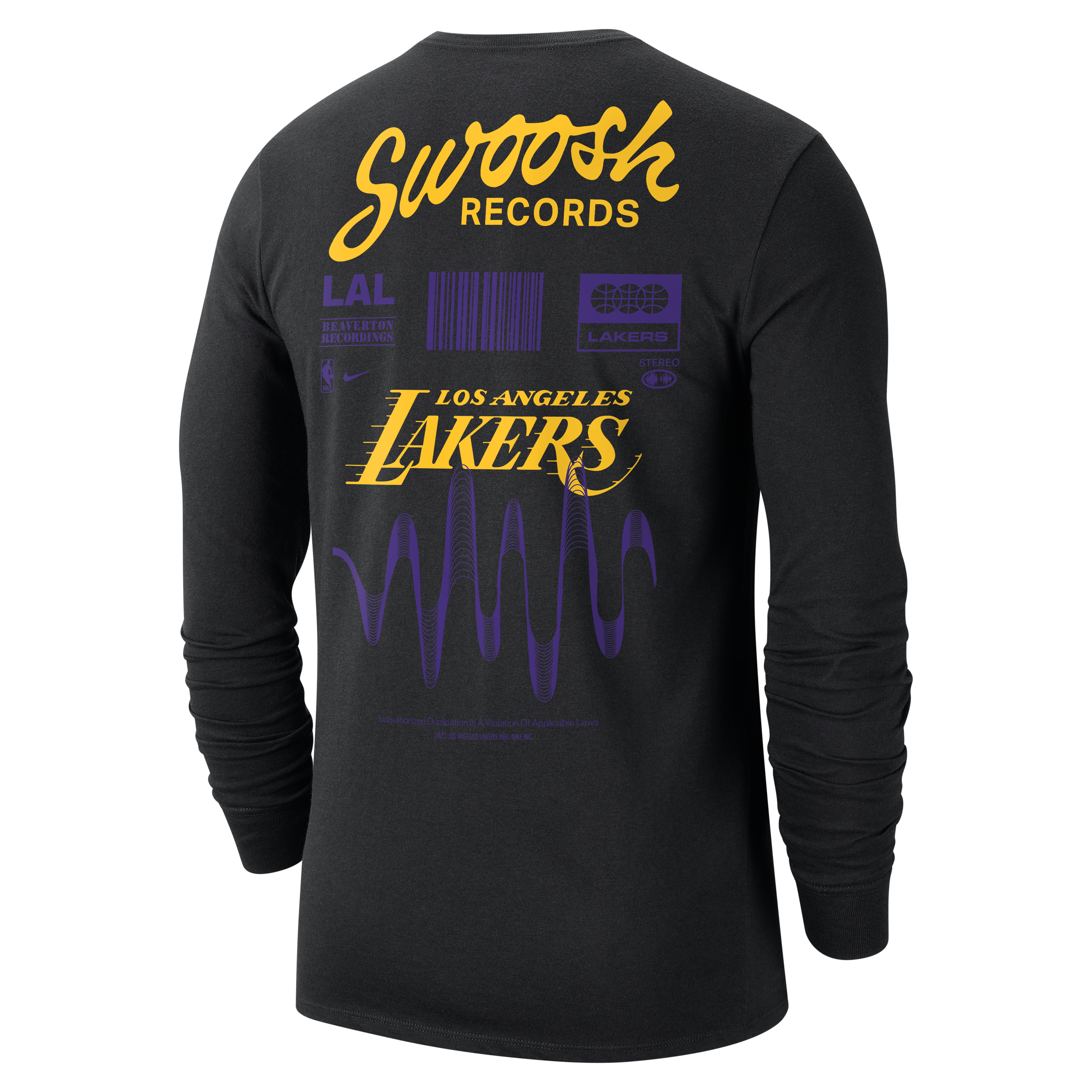 Los Angeles Lakers Essential Men's Nike NBA Long-Sleeve T-Shirt