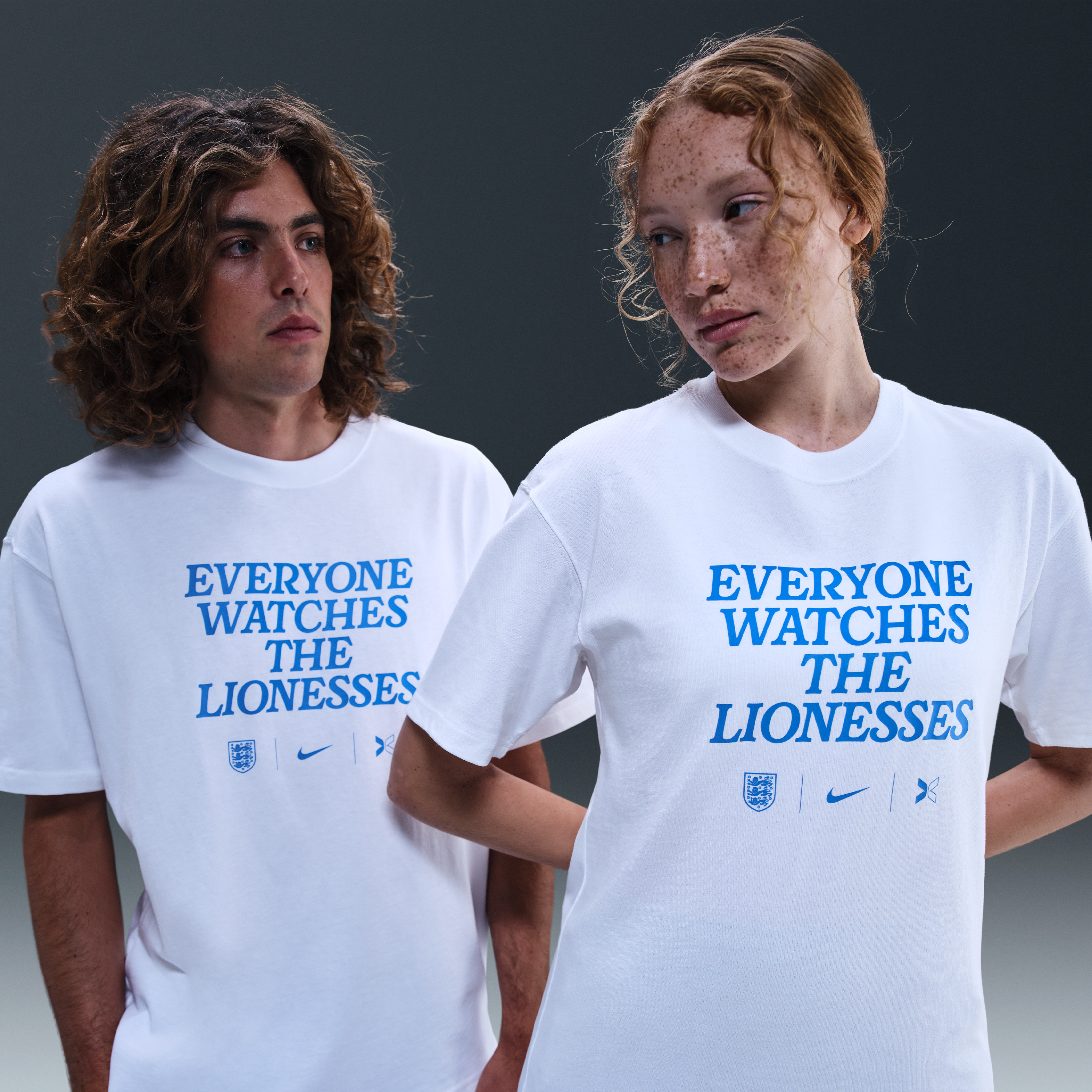 Everyone Watches Women's Sports™ "England" Nike by TOGETHXR Soccer T-Shirt