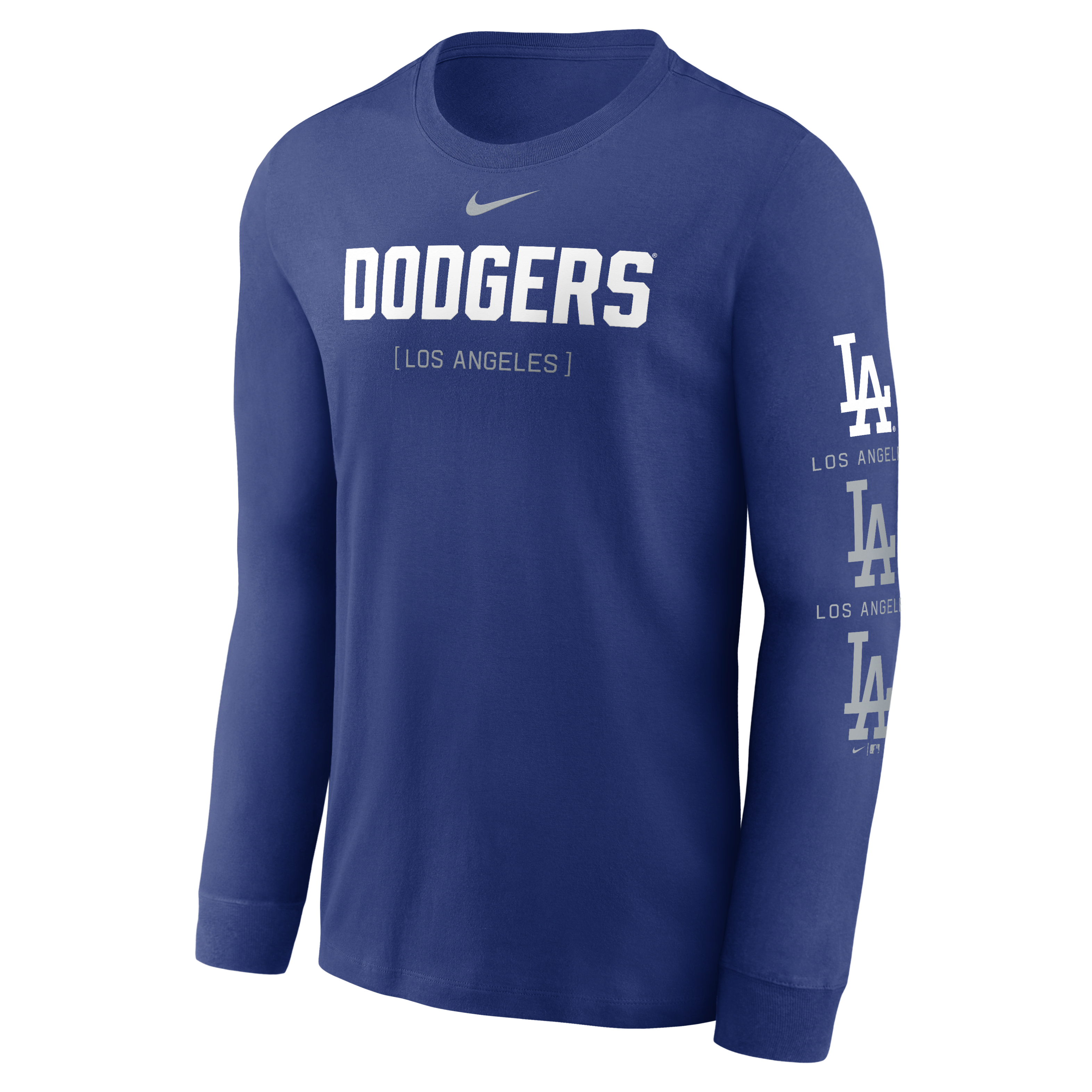 Los Angeles Dodgers Repeater Men's Nike MLB Long-Sleeve T-Shirt