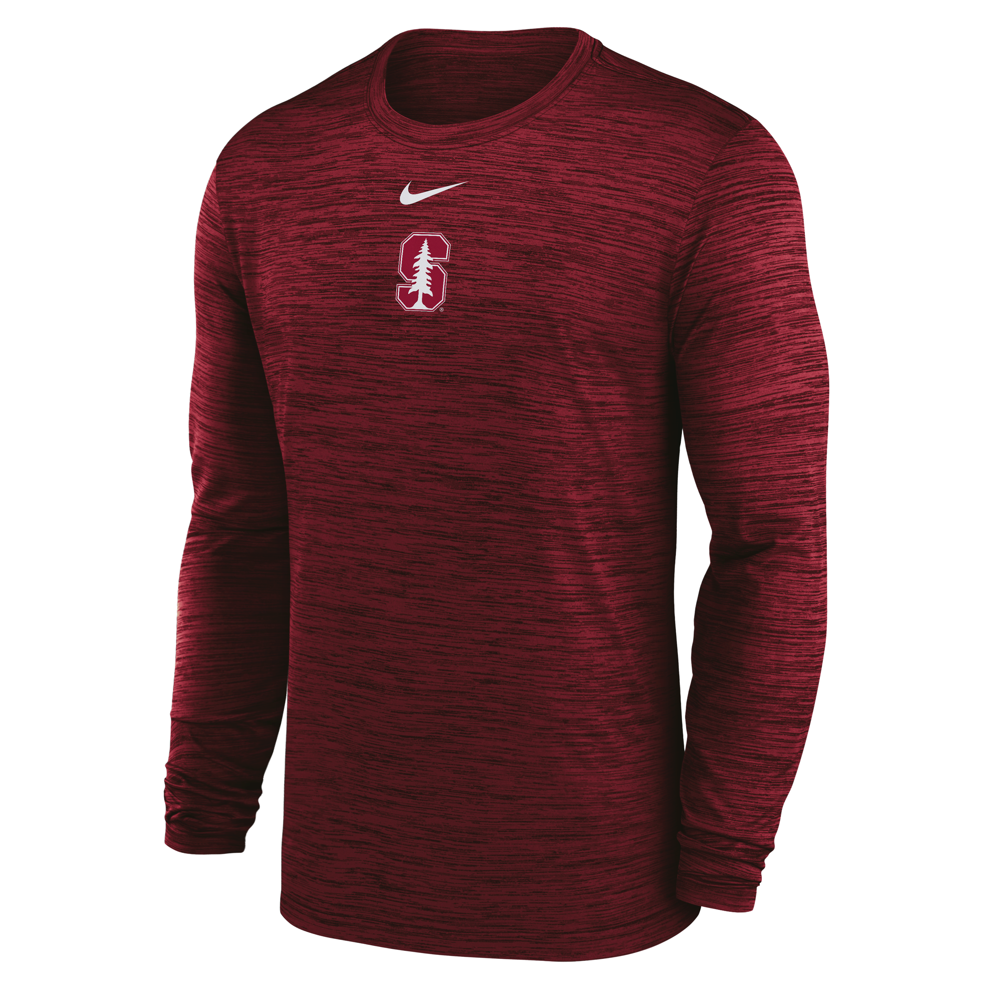 Stanford Sideline Velocity Men's Nike Dri-FIT College Long-Sleeve T-Shirt