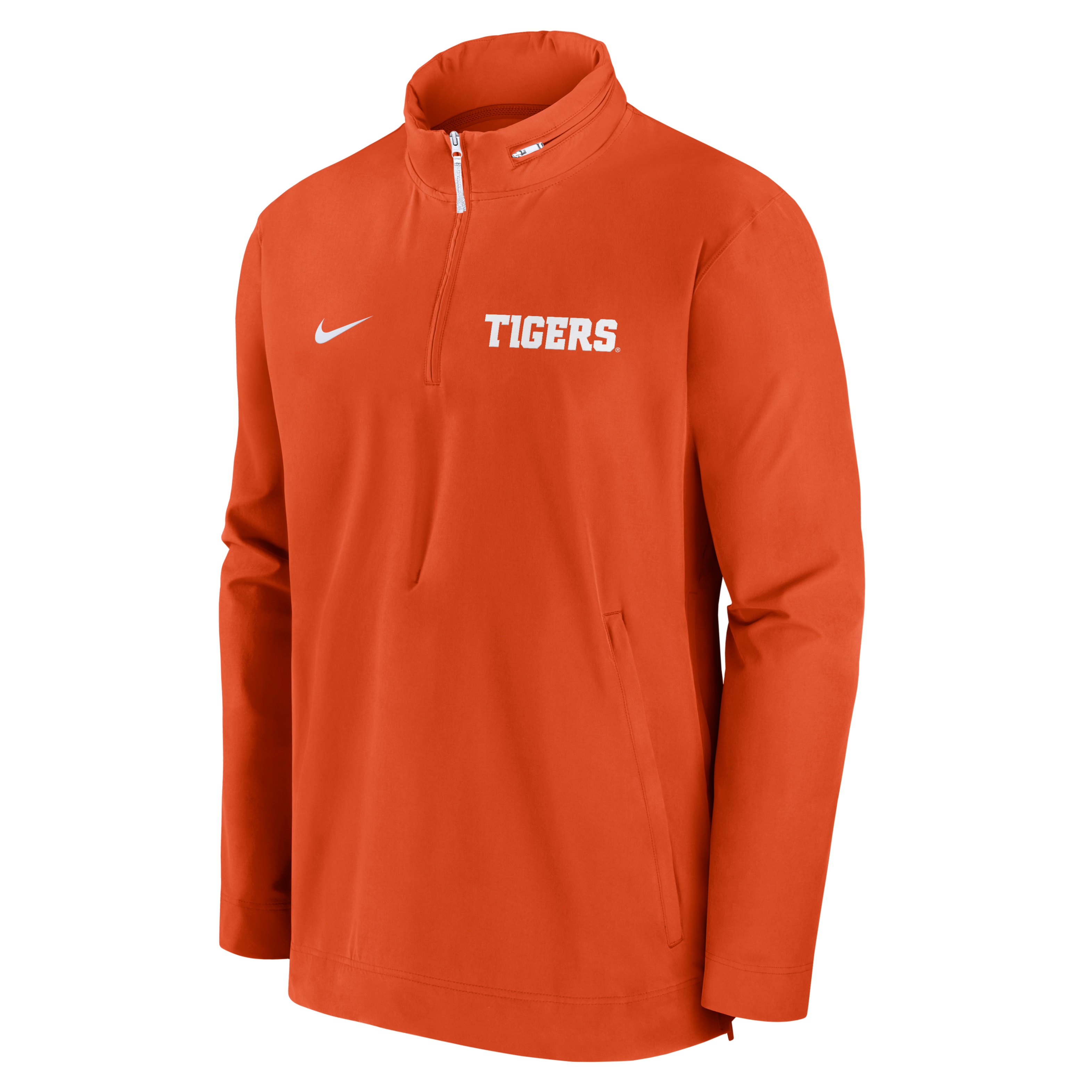 Clemson Tigers Sideline Coach Men's Nike College 1/2-Zip Hooded Jacket