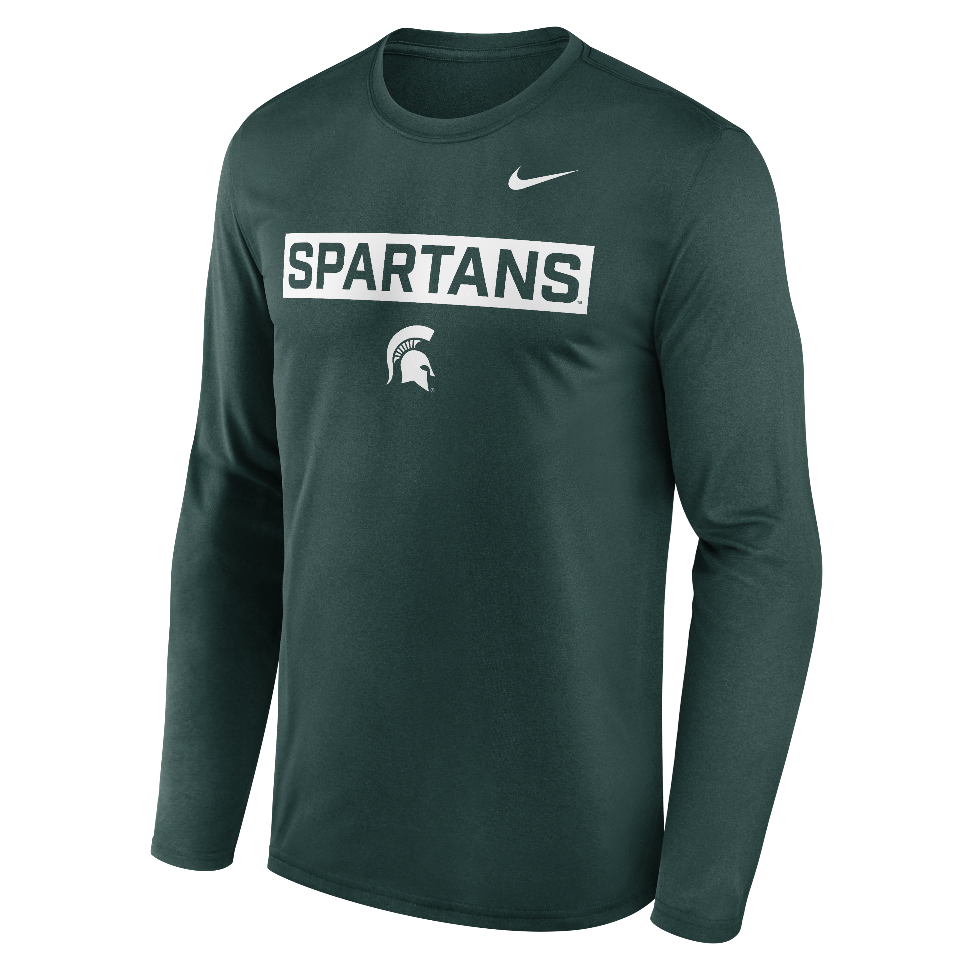 Michigan State Primetime Legend 2-Hit Men's Nike Dri-FIT College Long-Sleeve T-Shirt