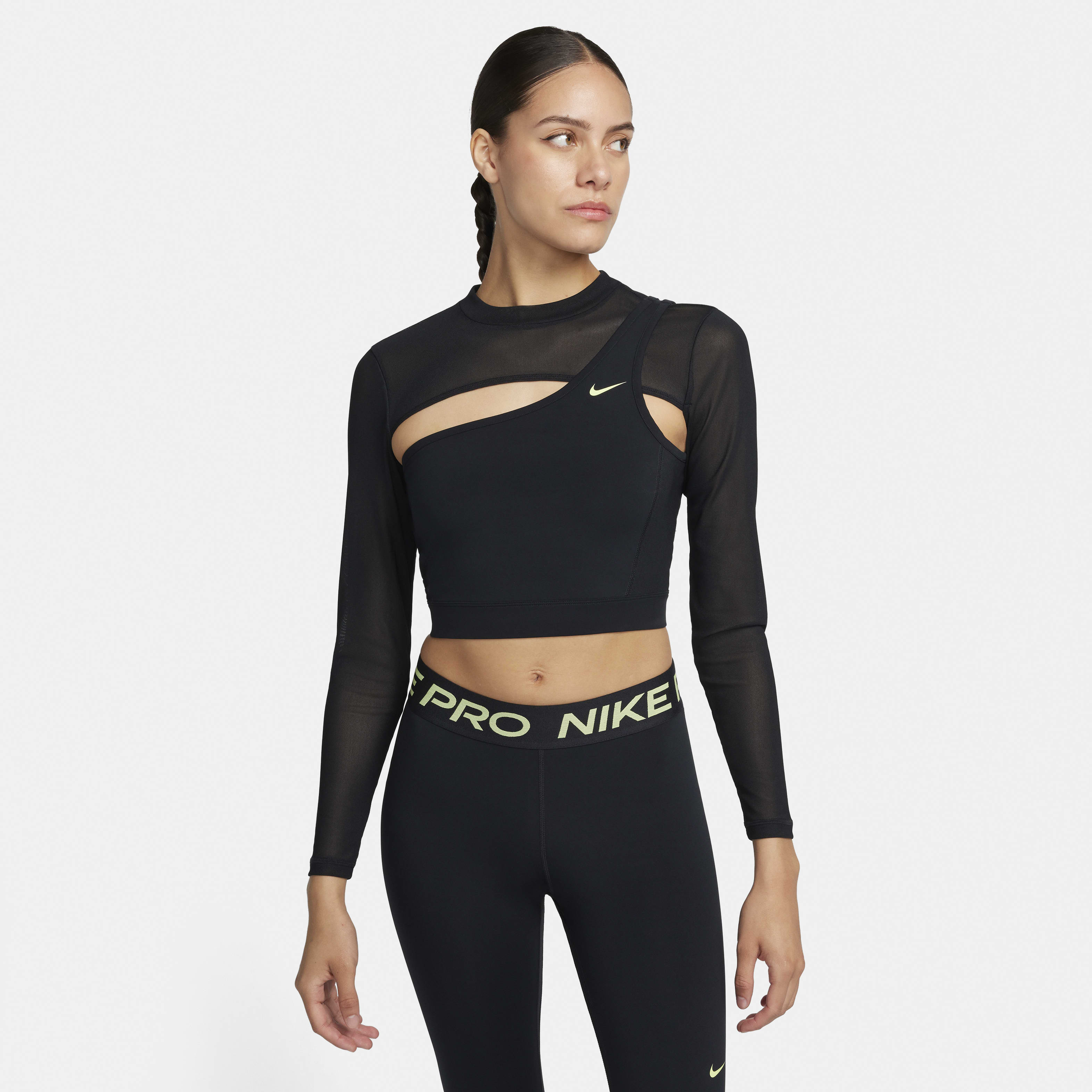 Nike Pro Women's Long-Sleeve Cropped Top