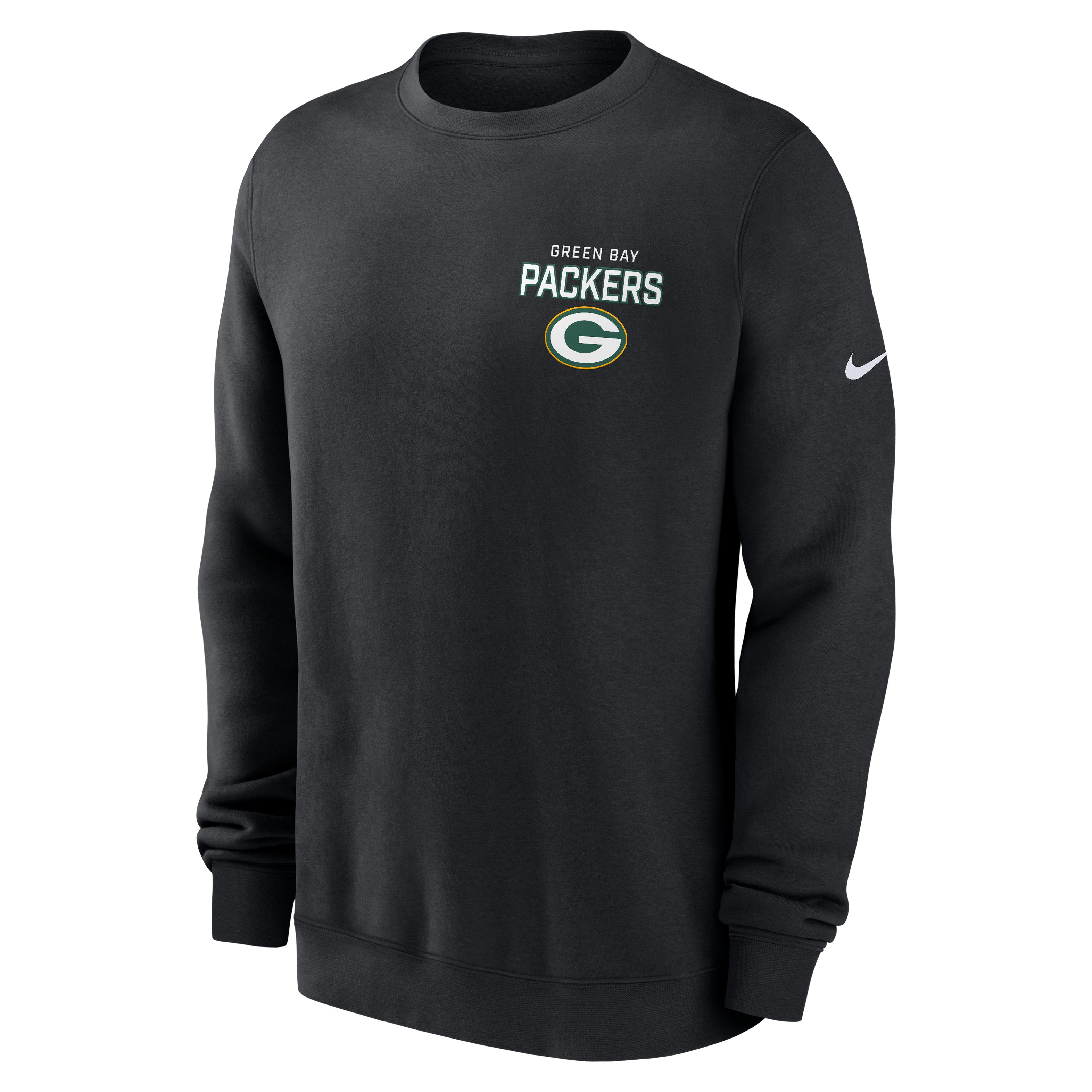 Green Bay Packers Draw Block Club Men's Nike NFL Pullover Crew