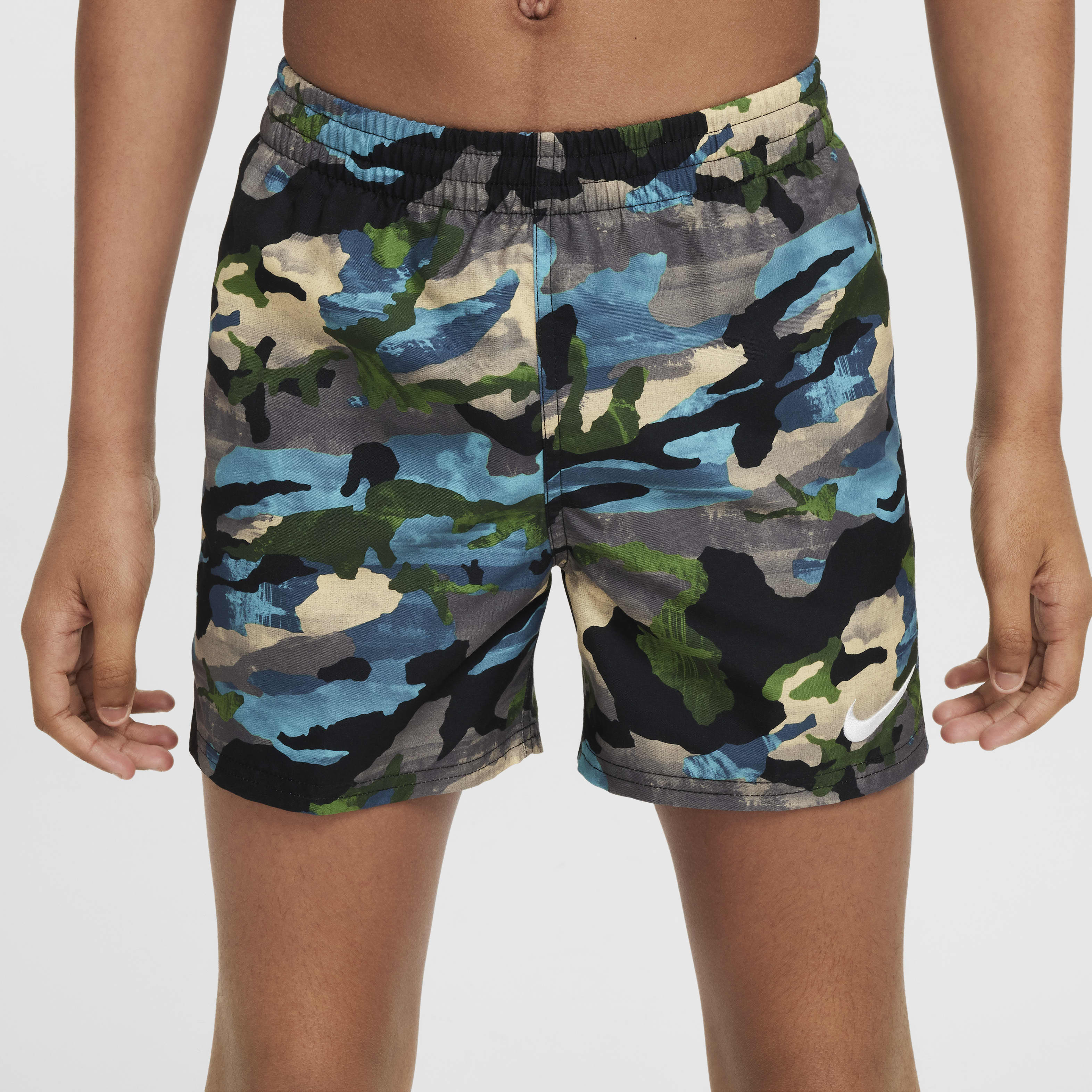 nike camo swimming shorts