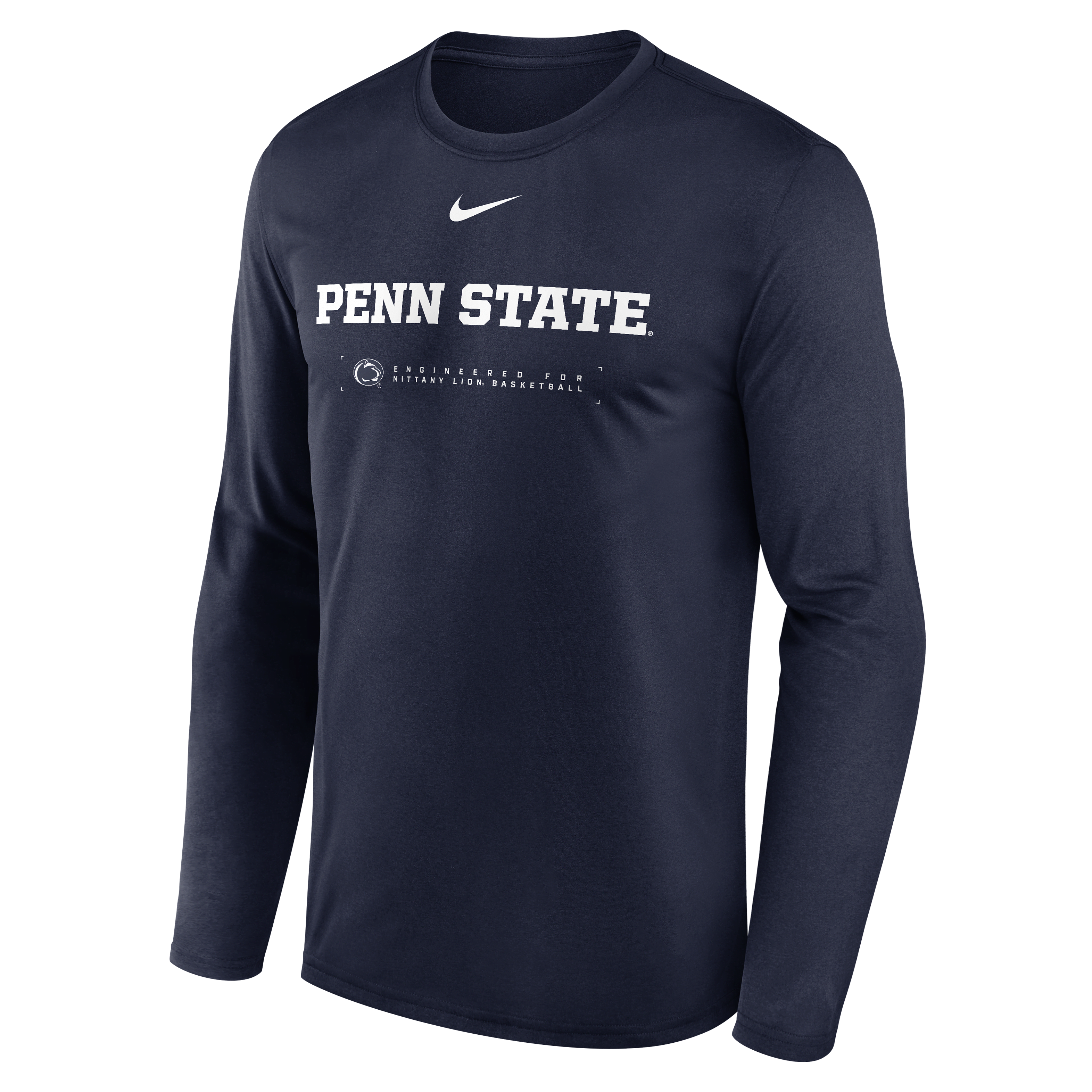 Penn State Courtside Basketball Shootaround Legend Men's Nike Dri-FIT College Long-Sleeve T-Shirt