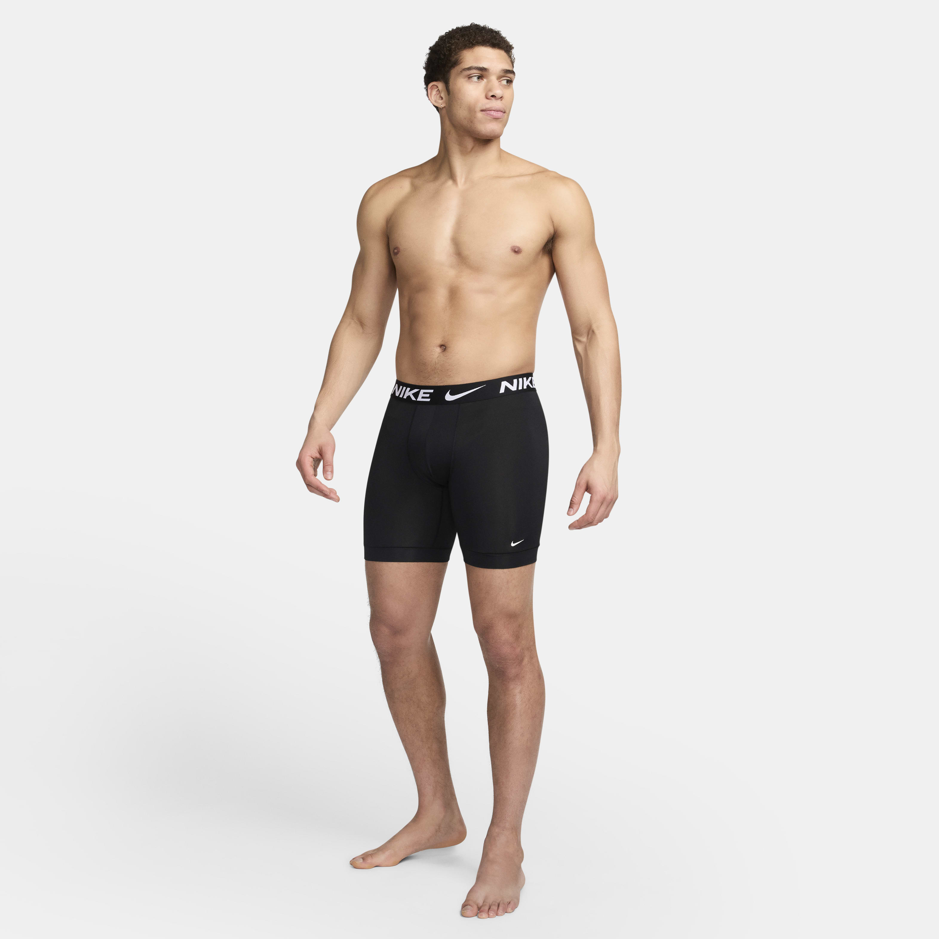 Nike Dri-FIT Essential Micro Long Boxer Briefs (3-Pack)