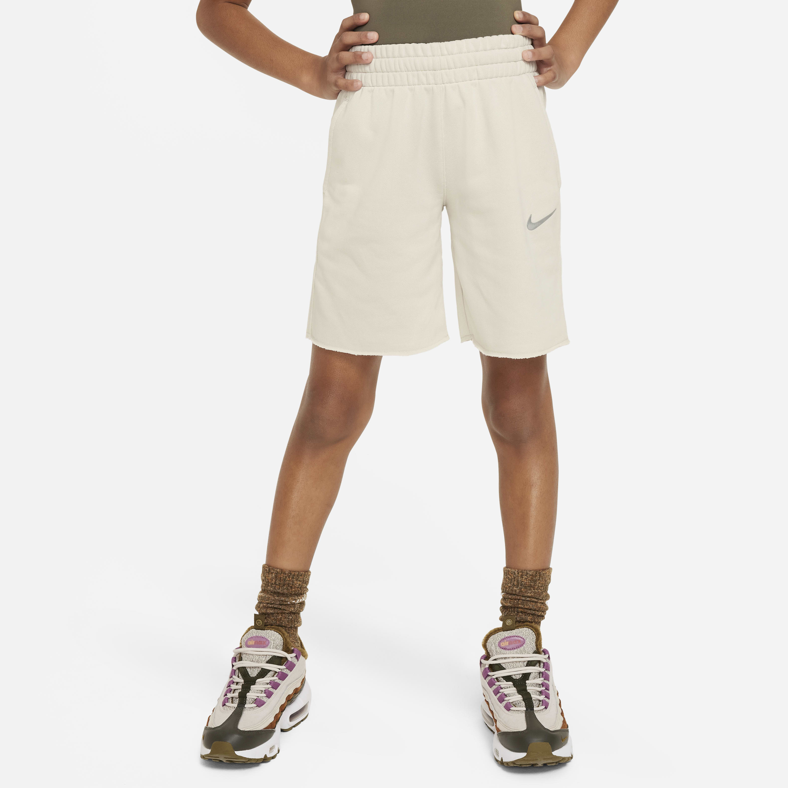 Nike Sportswear Big Kids' (Girls') Dri-FIT Fleece Shorts