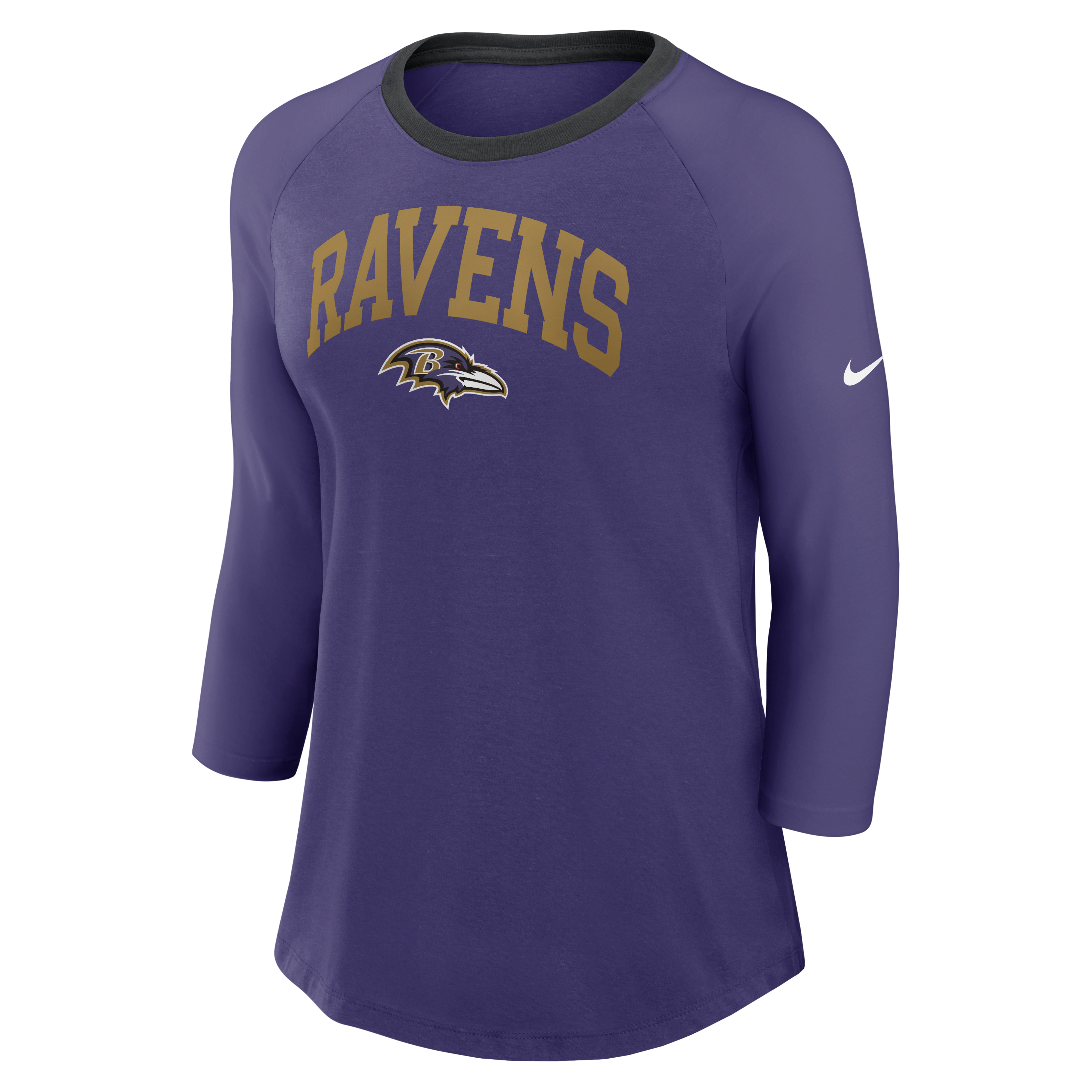 Baltimore Ravens Women's Nike NFL 3/4-Sleeve T-Shirt