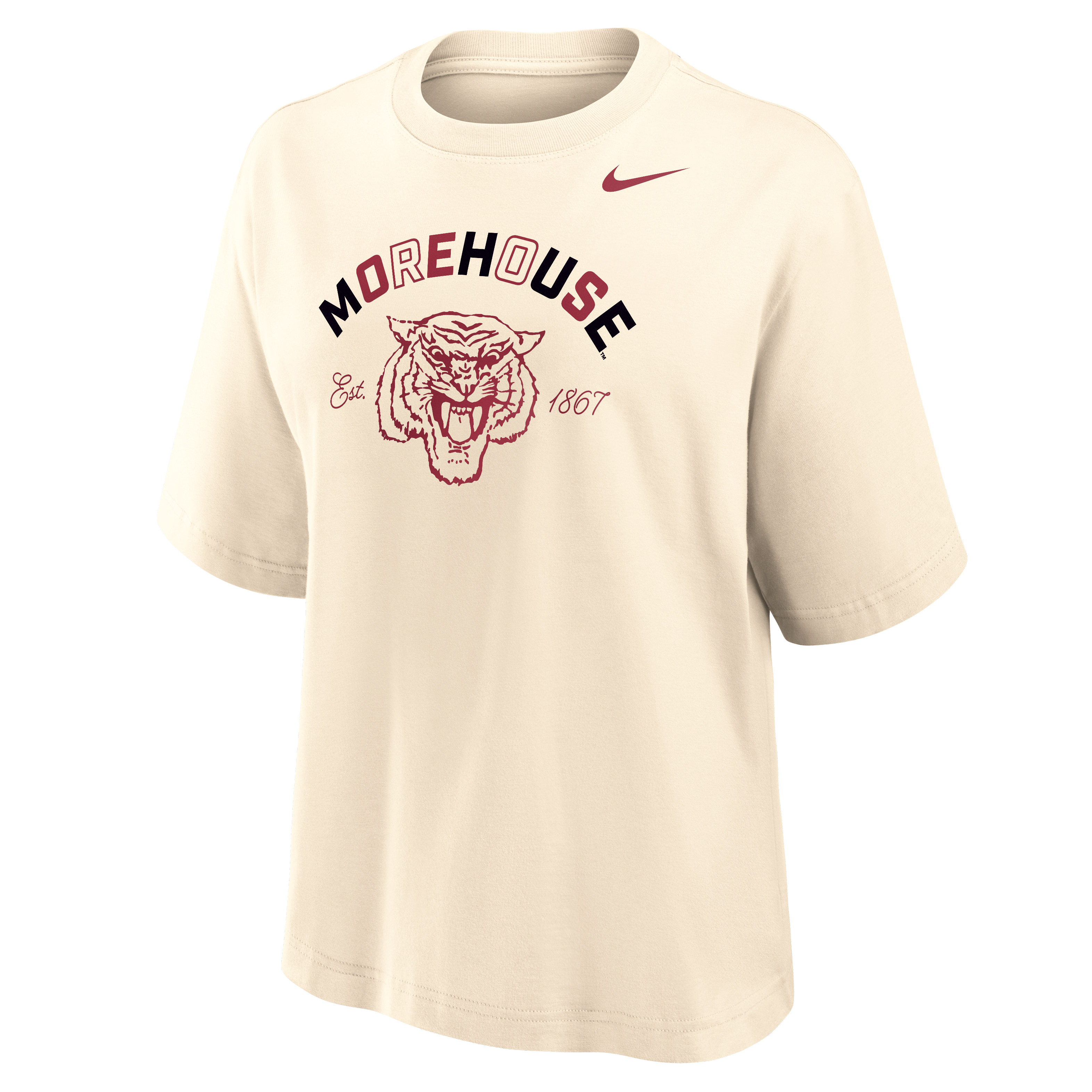 Nike College (Morehouse College) Women's Boxy Cotton T-Shirt