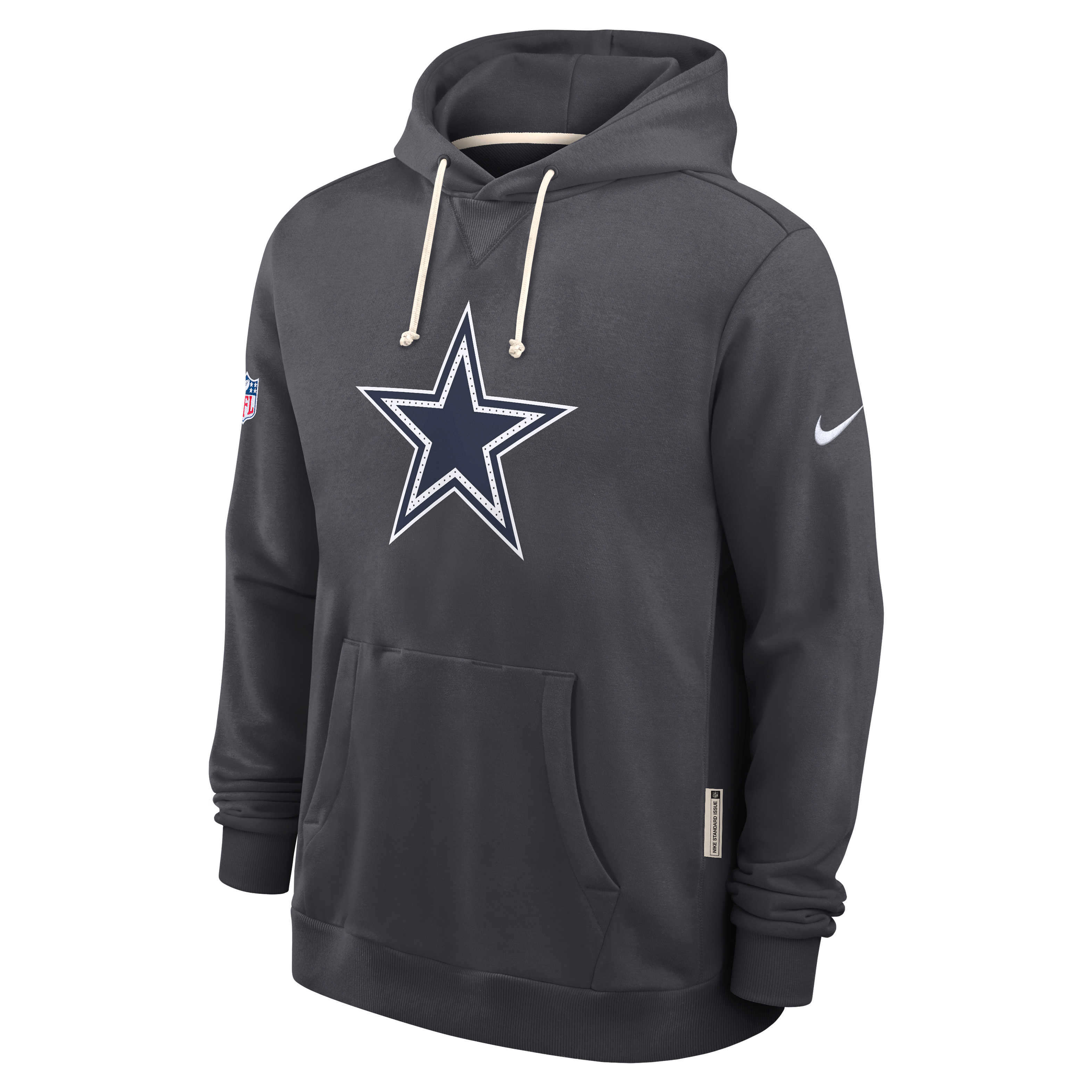 Dallas Cowboys Initial Home Sideline Men's Nike Dri-FIT NFL Pullover Hoodie