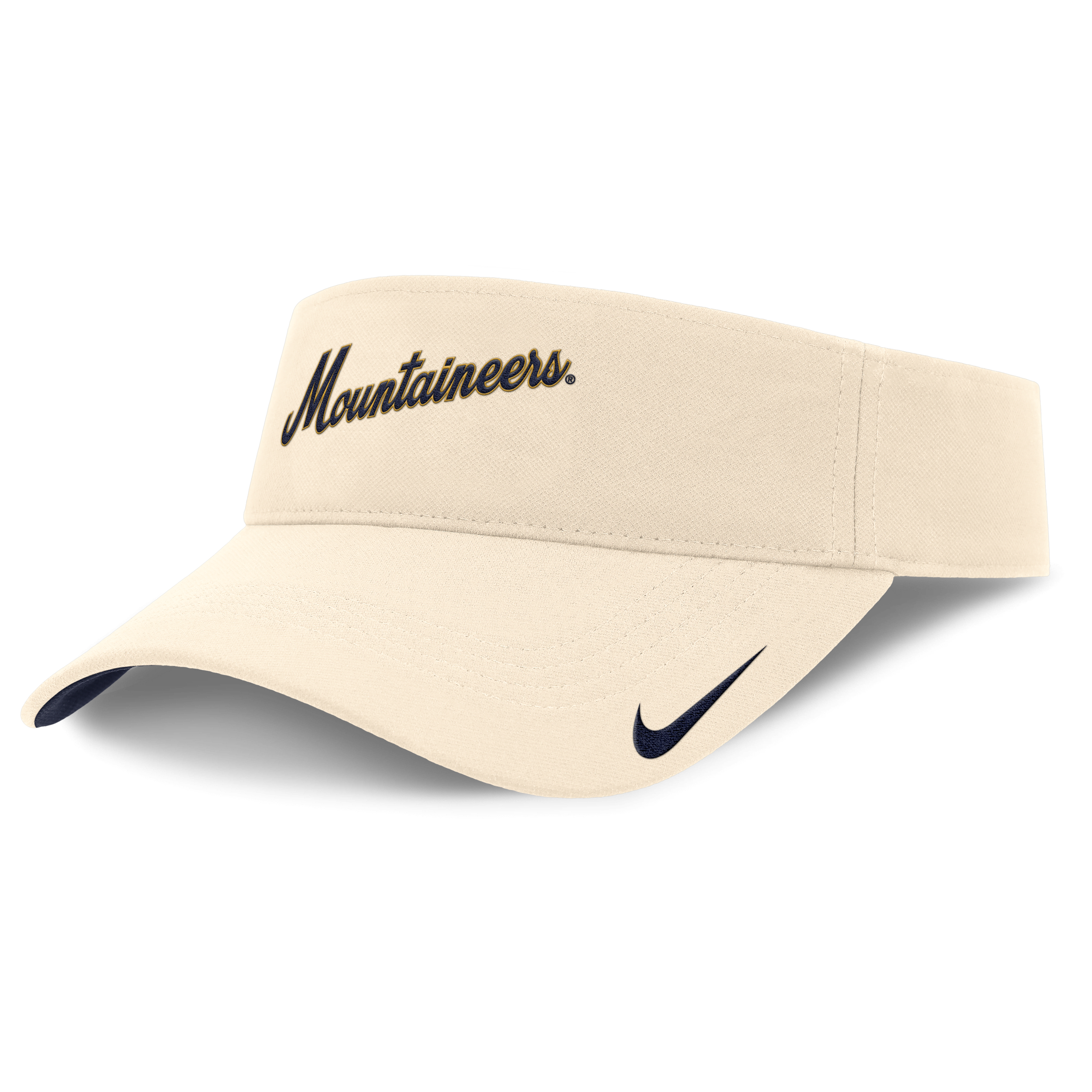 West Virginia Mountaineers Primetime Ace Men's Nike Dri-FIT College Adjustable Visor