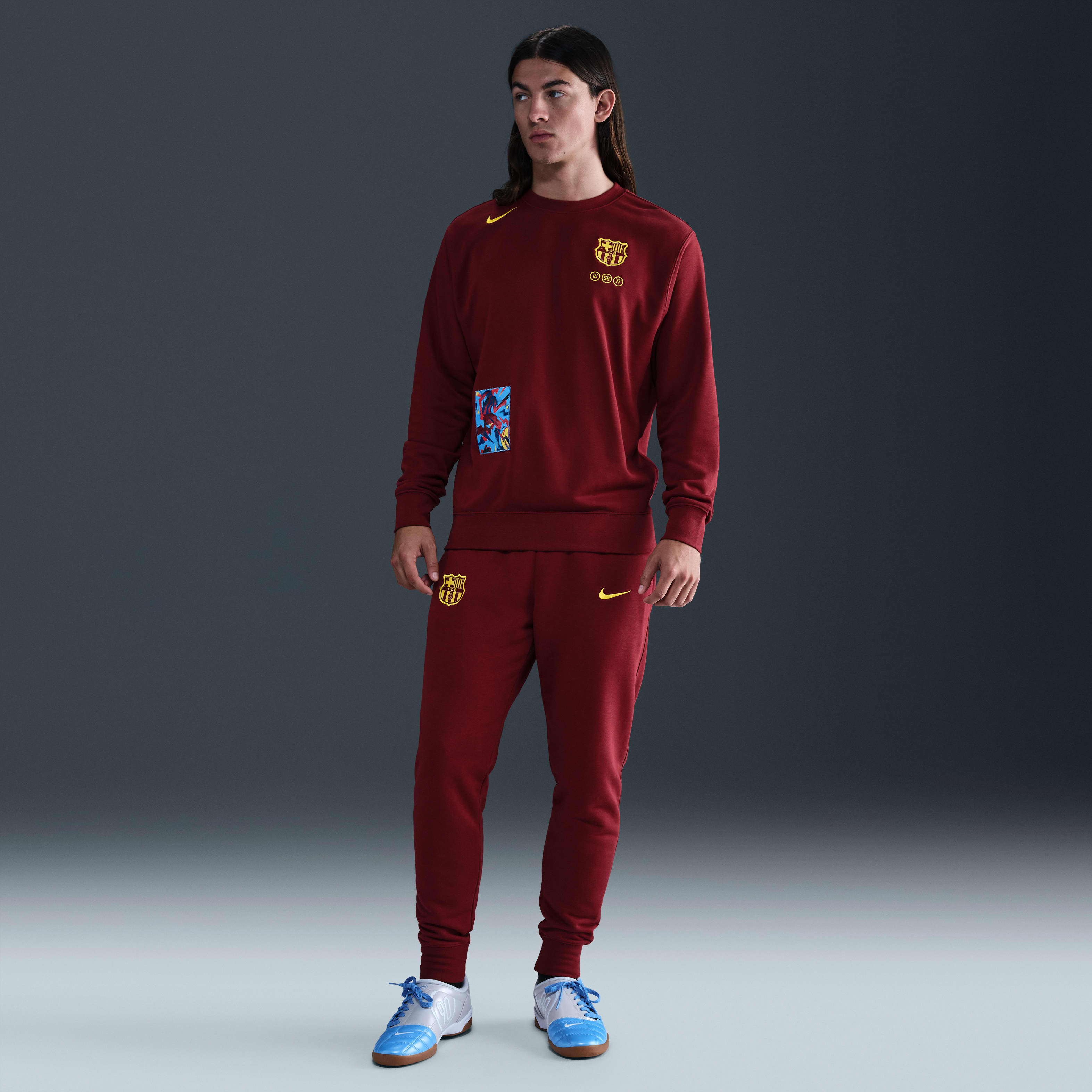 FC Barcelona Club Fourth Men's Nike Soccer Crew-Neck