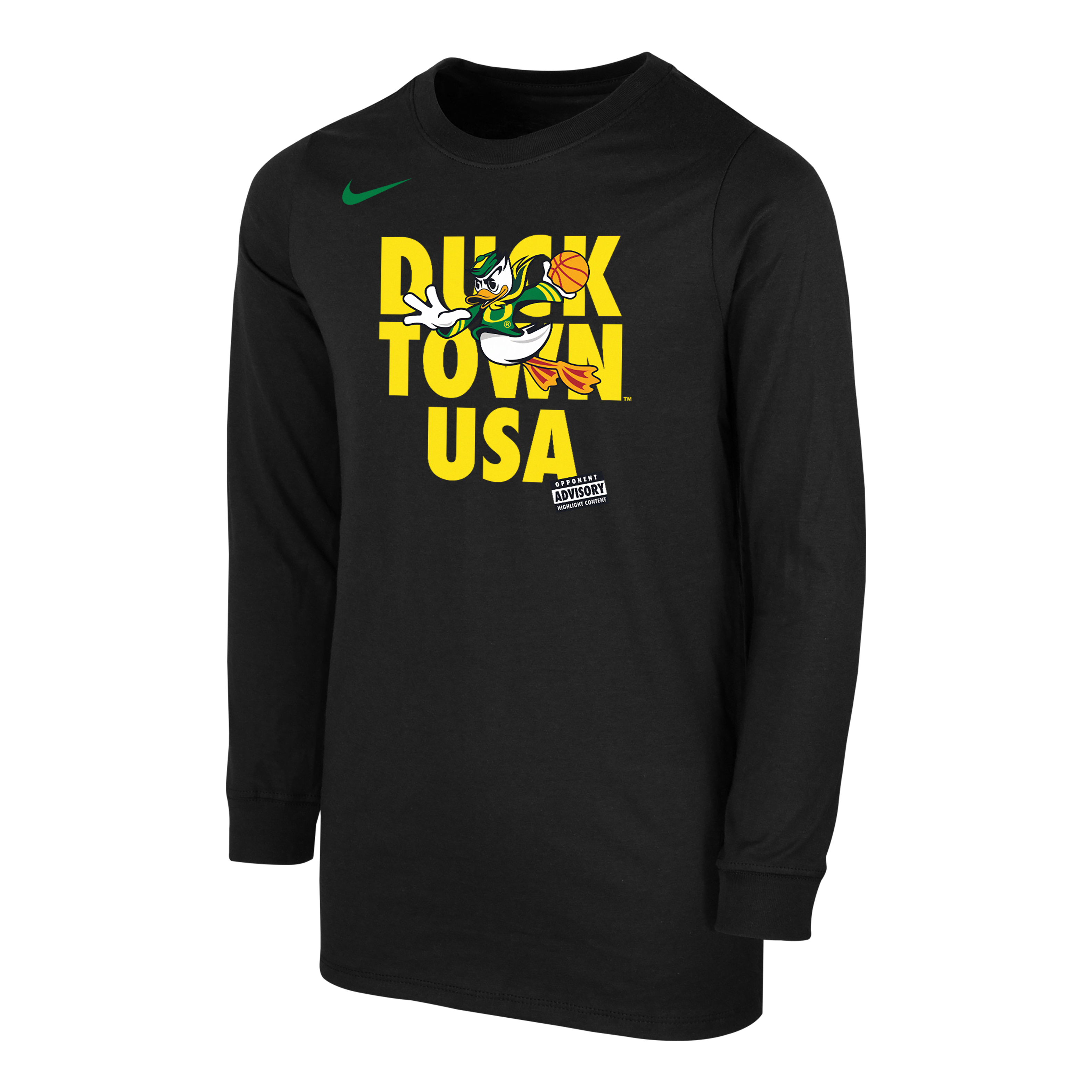 Oregon Big Kids' Nike College Long-Sleeve T-Shirt