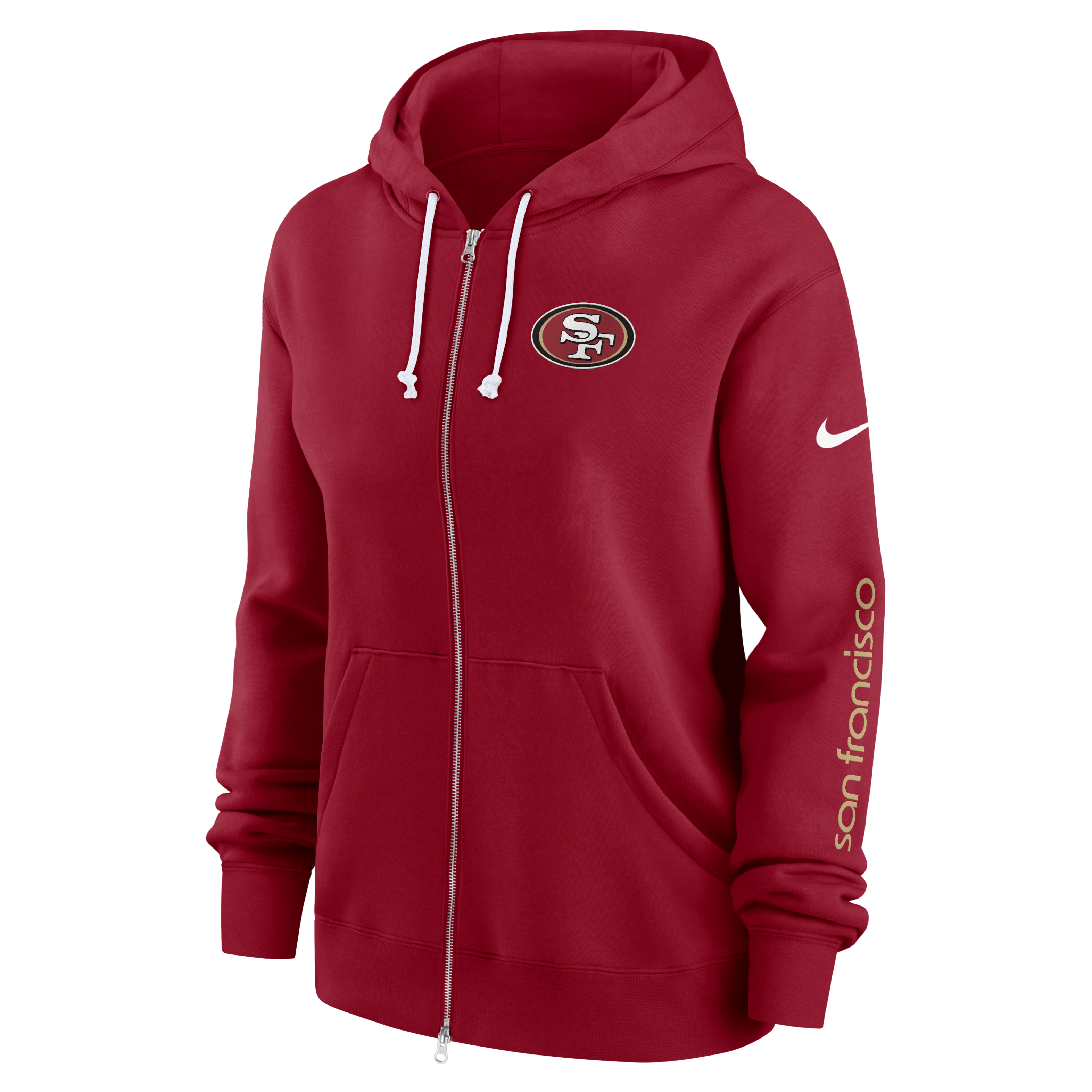 San Francisco 49ers Phoenix Women's Nike NFL Full-Zip Hoodie