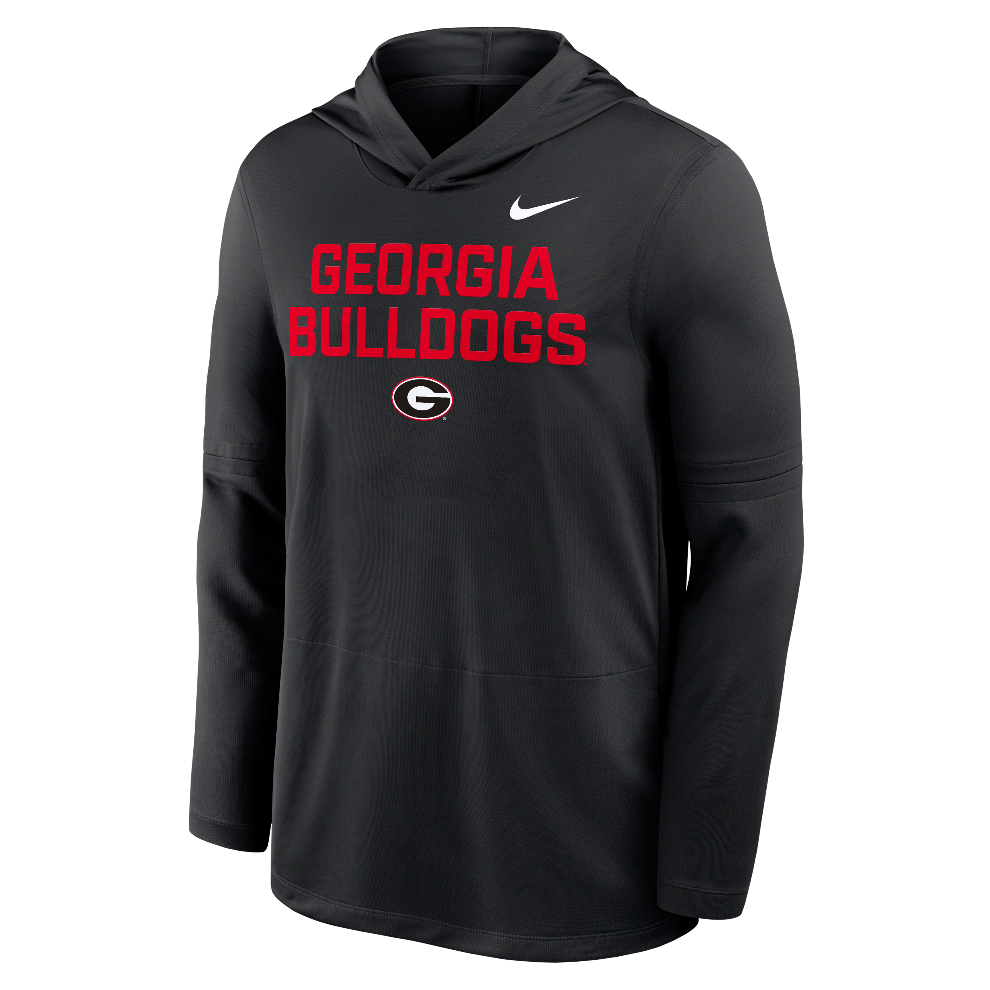Georgia Sideline Men's Nike Dri-FIT College Long-Sleeve Hooded Top