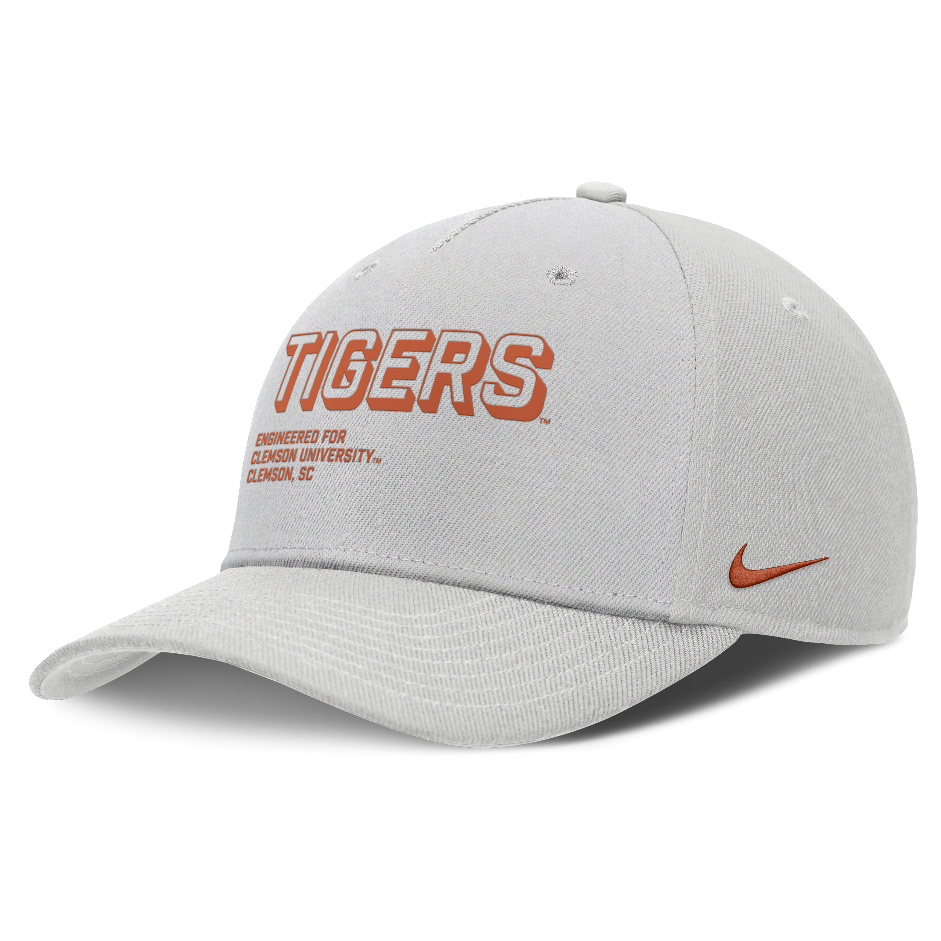 Clemson On-Field Primetime Rise Men's Nike College Adjustable Hat