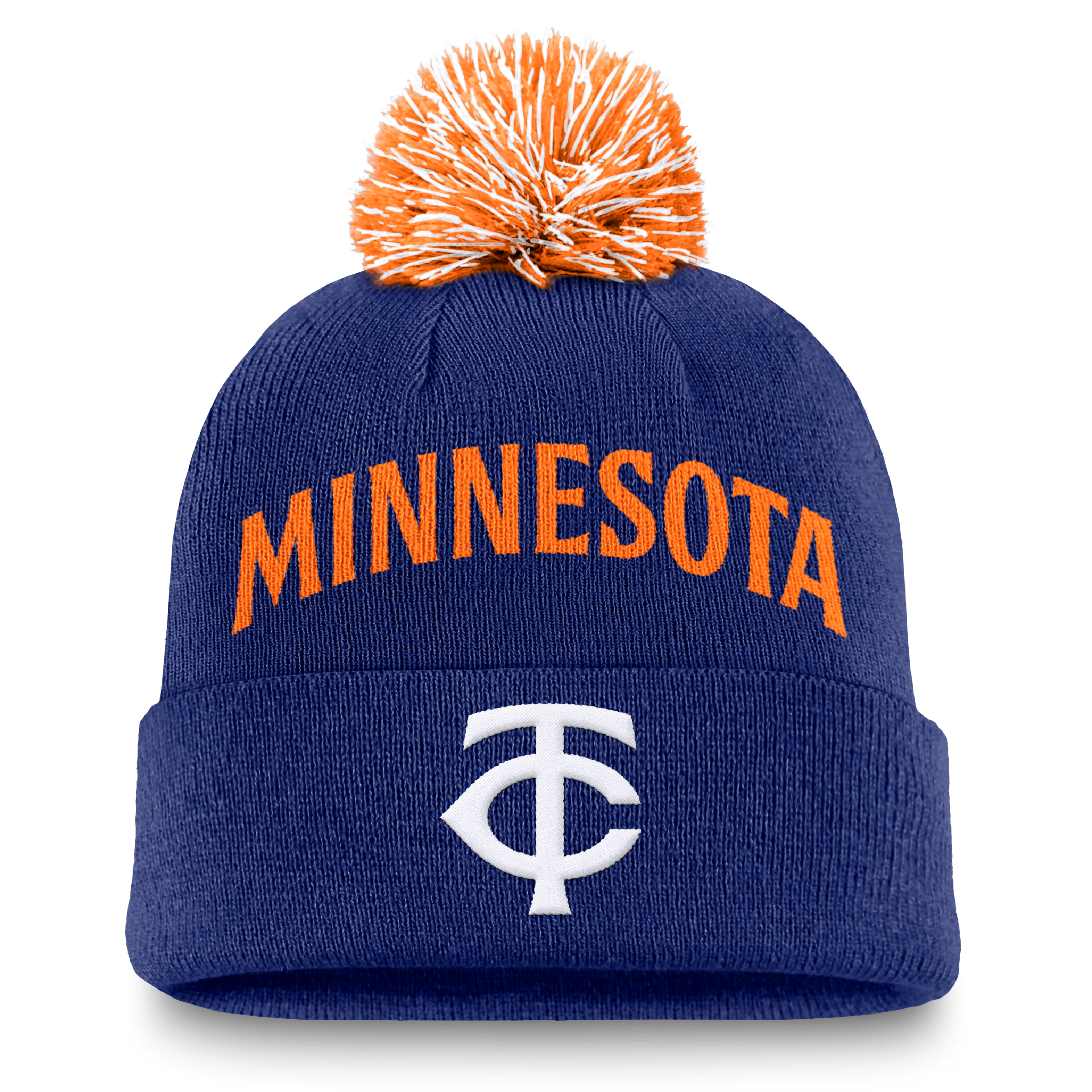 Minnesota Twins Peak Men's Nike MLB Cuffed Pom Beanie