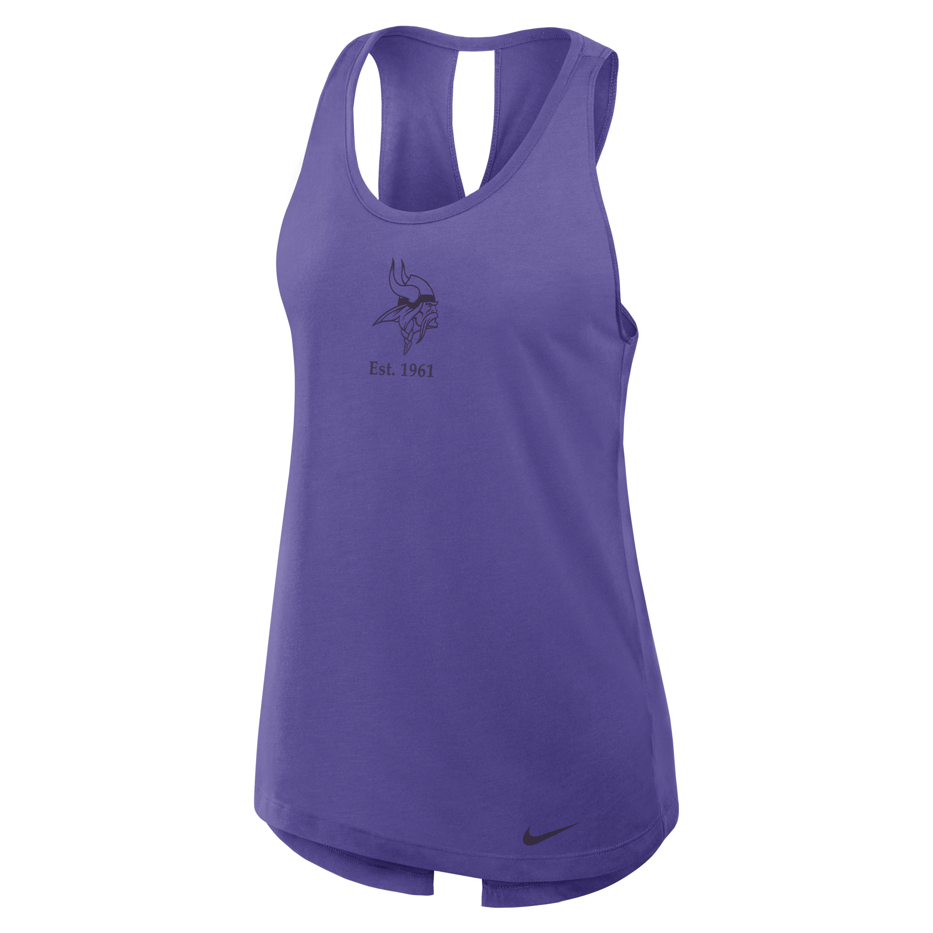 Minnesota Vikings Established Women's Nike Dri-FIT NFL Tank Top