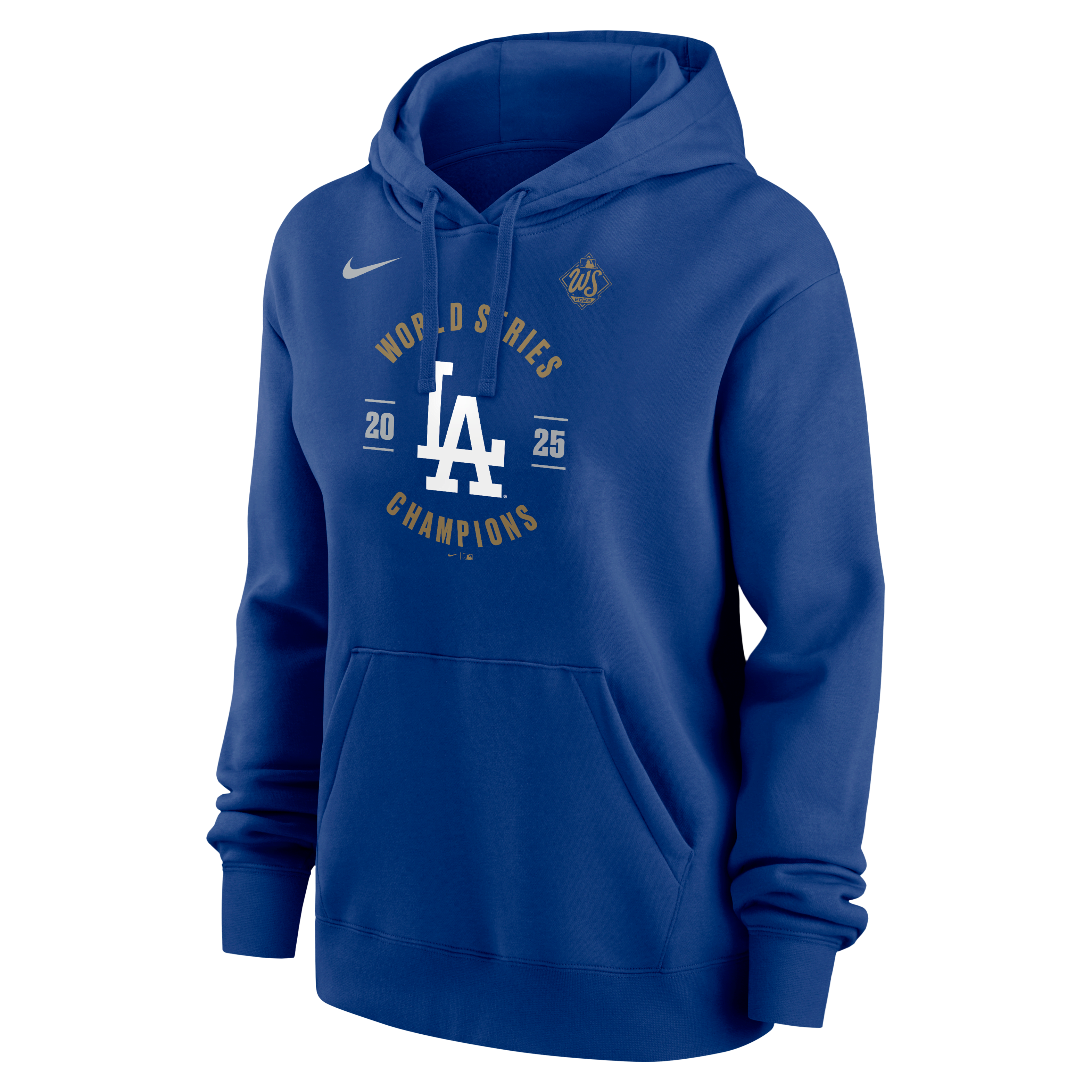 Los Angeles Dodgers 2025 Postseason Authentic Collection Women's Nike MLB Pullover Hoodie