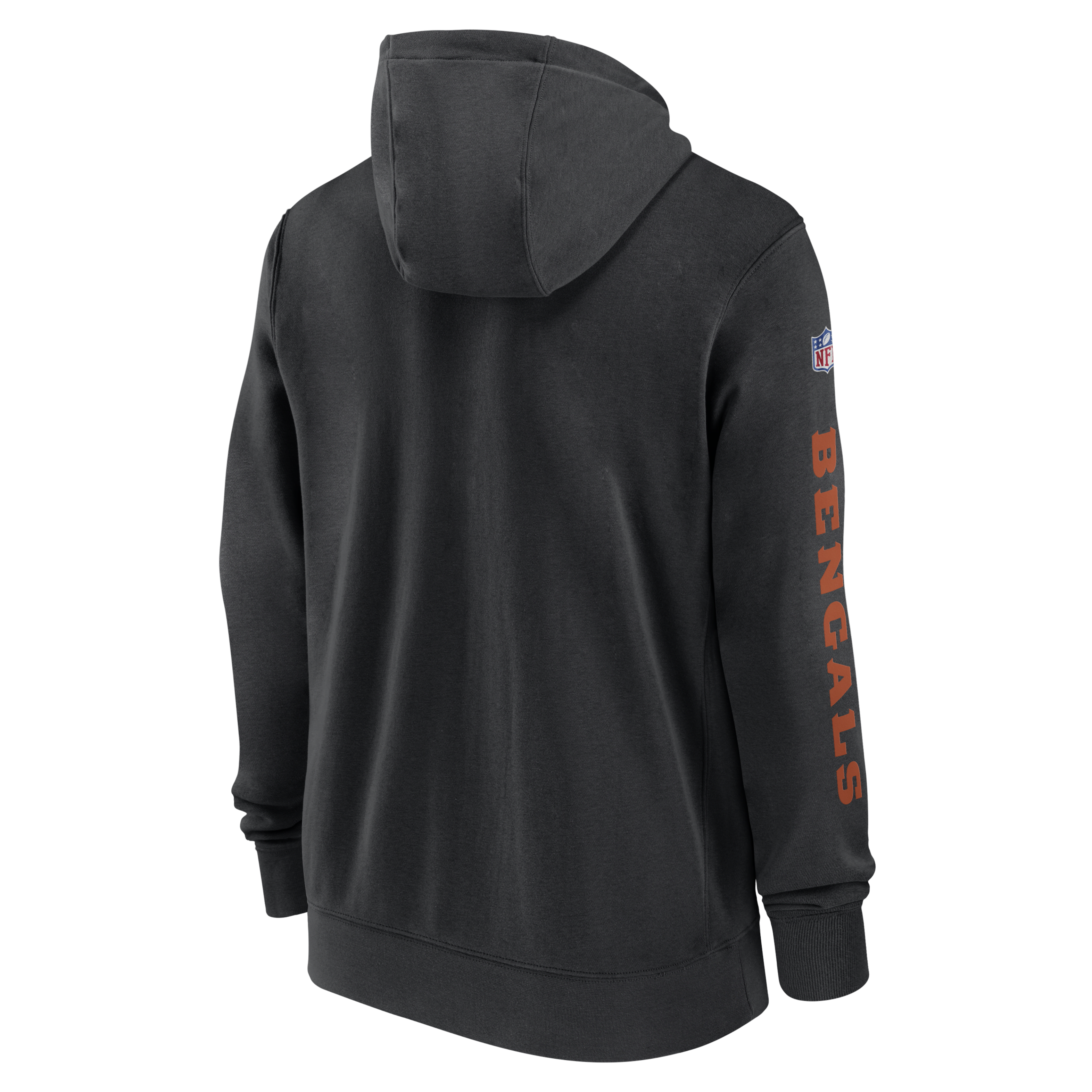 Cincinnati Bengals Sideline Team Issue Club Men's Nike Full Zip Hoodie