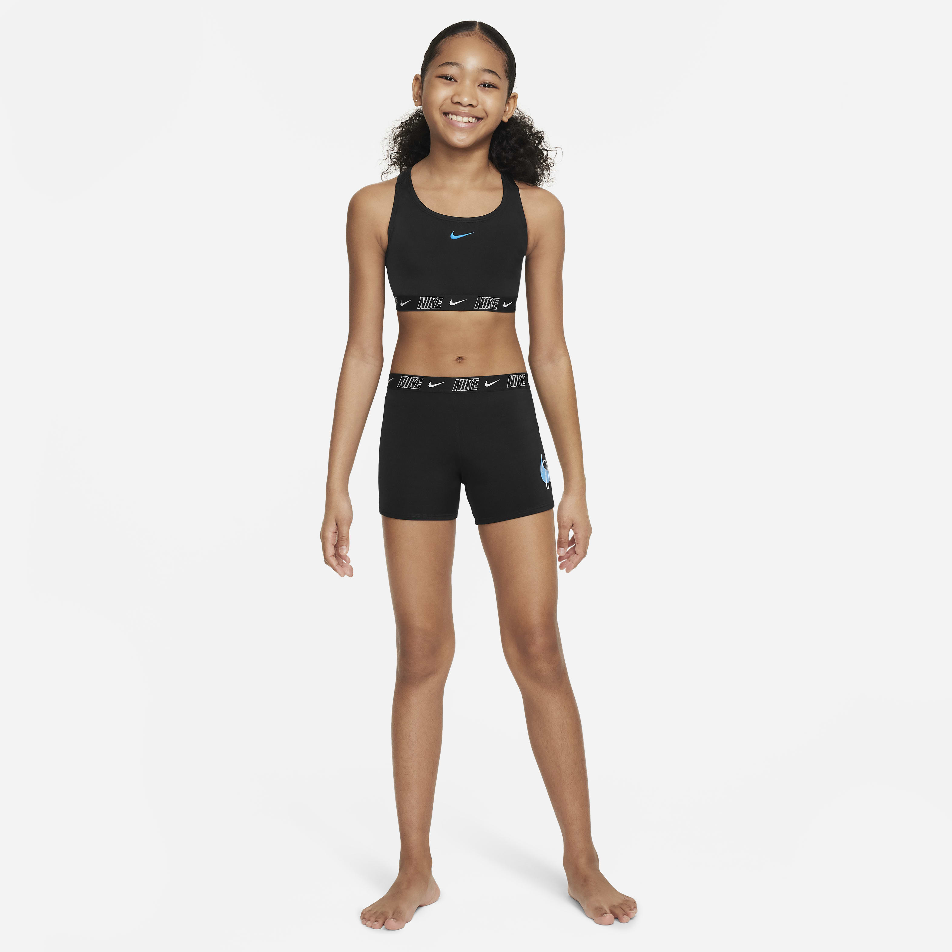 Nike Swim Big Kids' (Girls') Racerback Bikini & Shorts Set