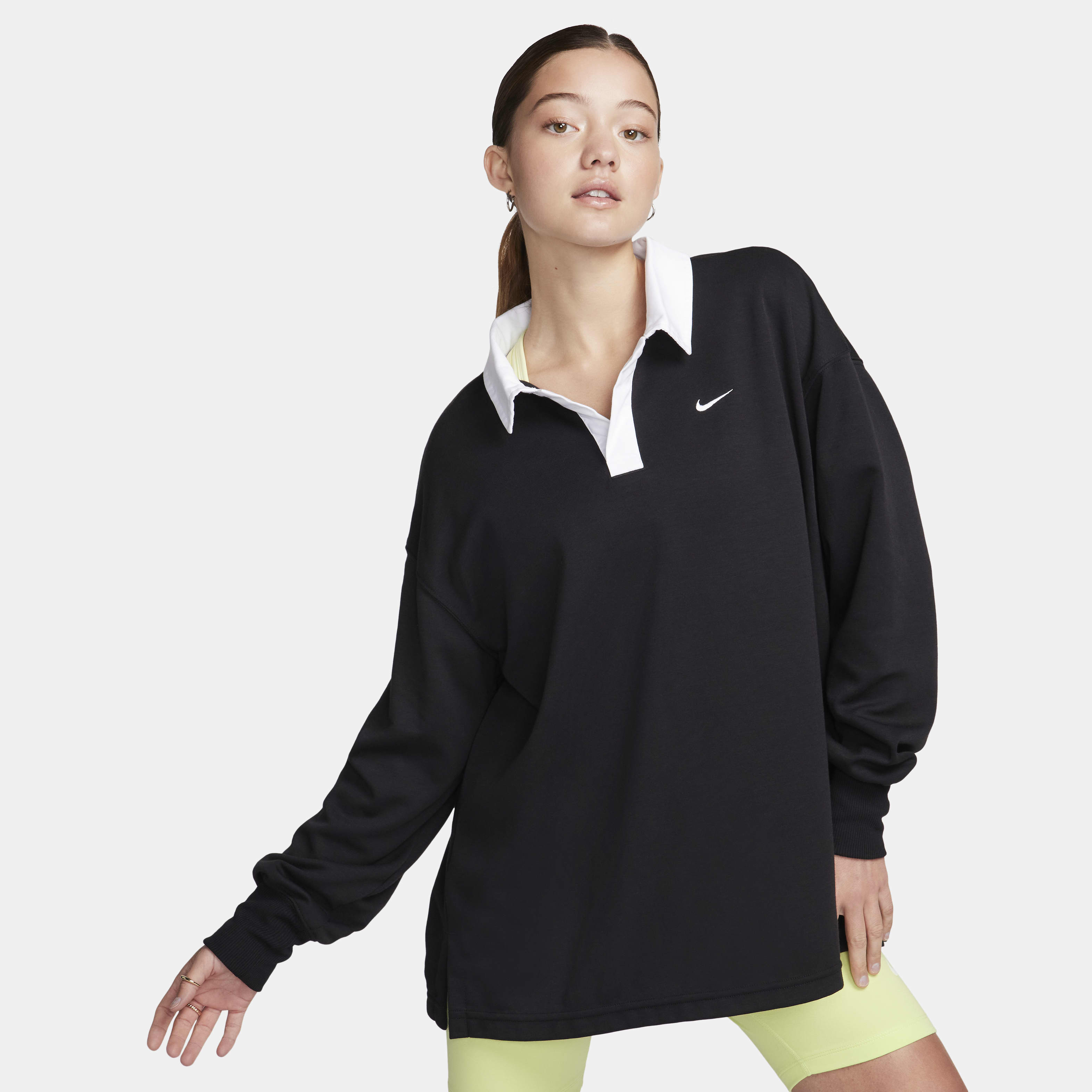 Nike Sportswear Essential Women's Oversized Long-Sleeve Polo