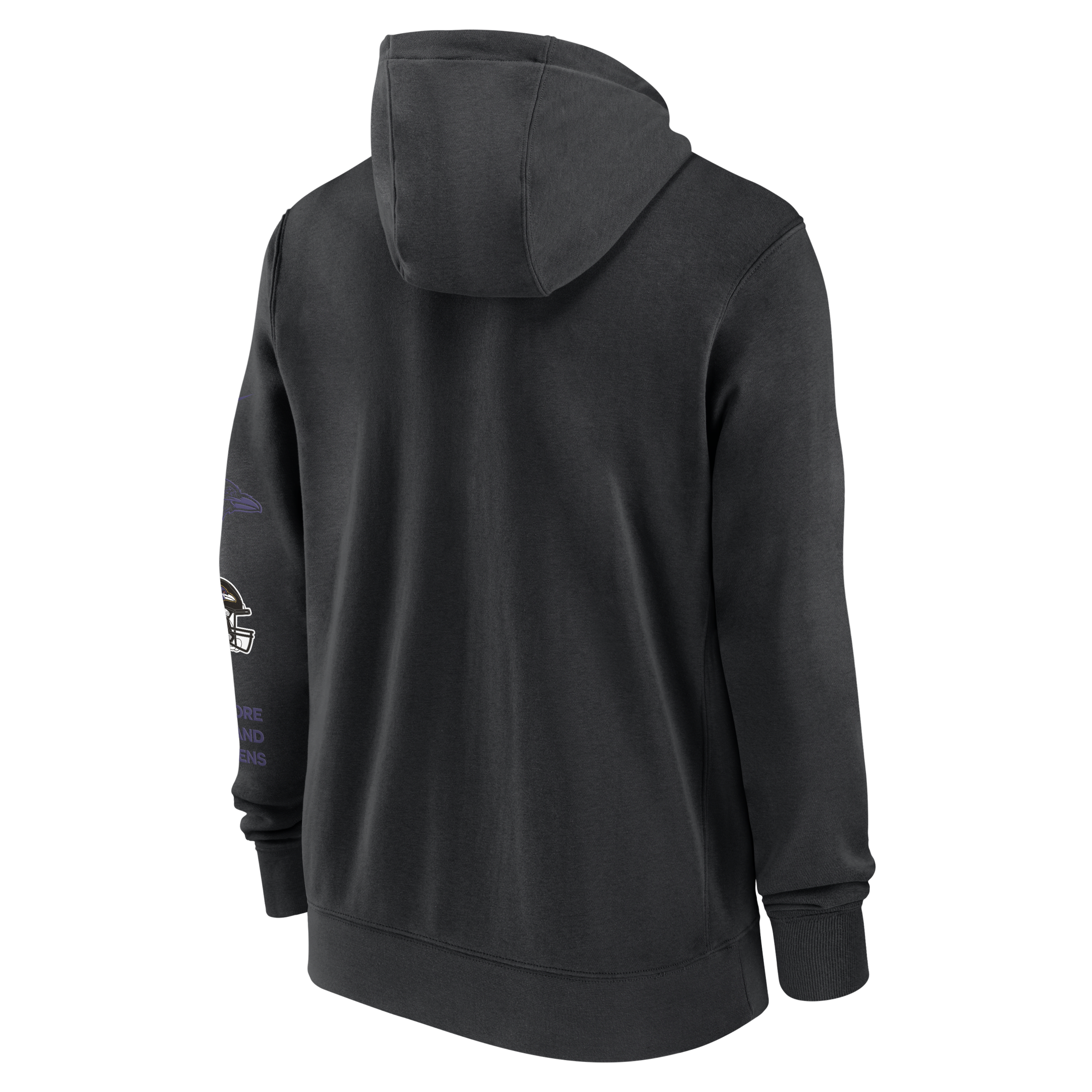 Baltimore Ravens Club Men's Nike NFL Full-Zip Hoodie