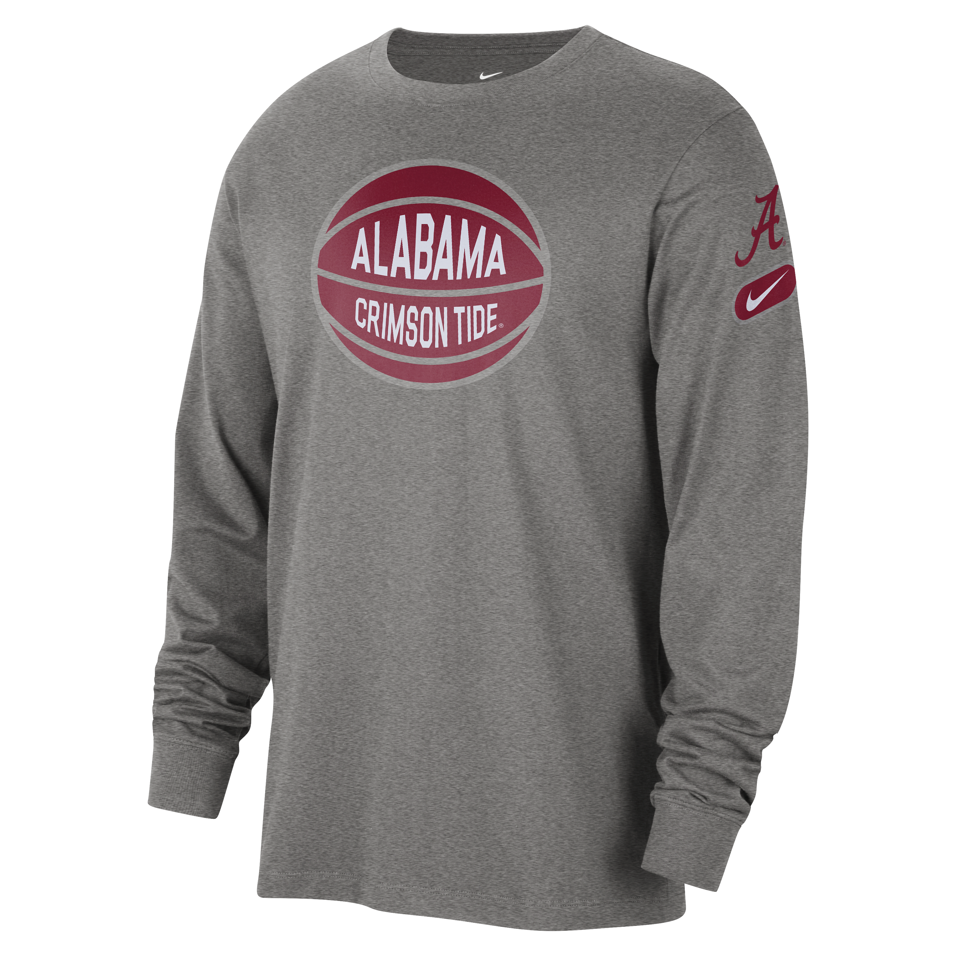 Alabama Fast Break Men's Nike College Long-Sleeve T-Shirt