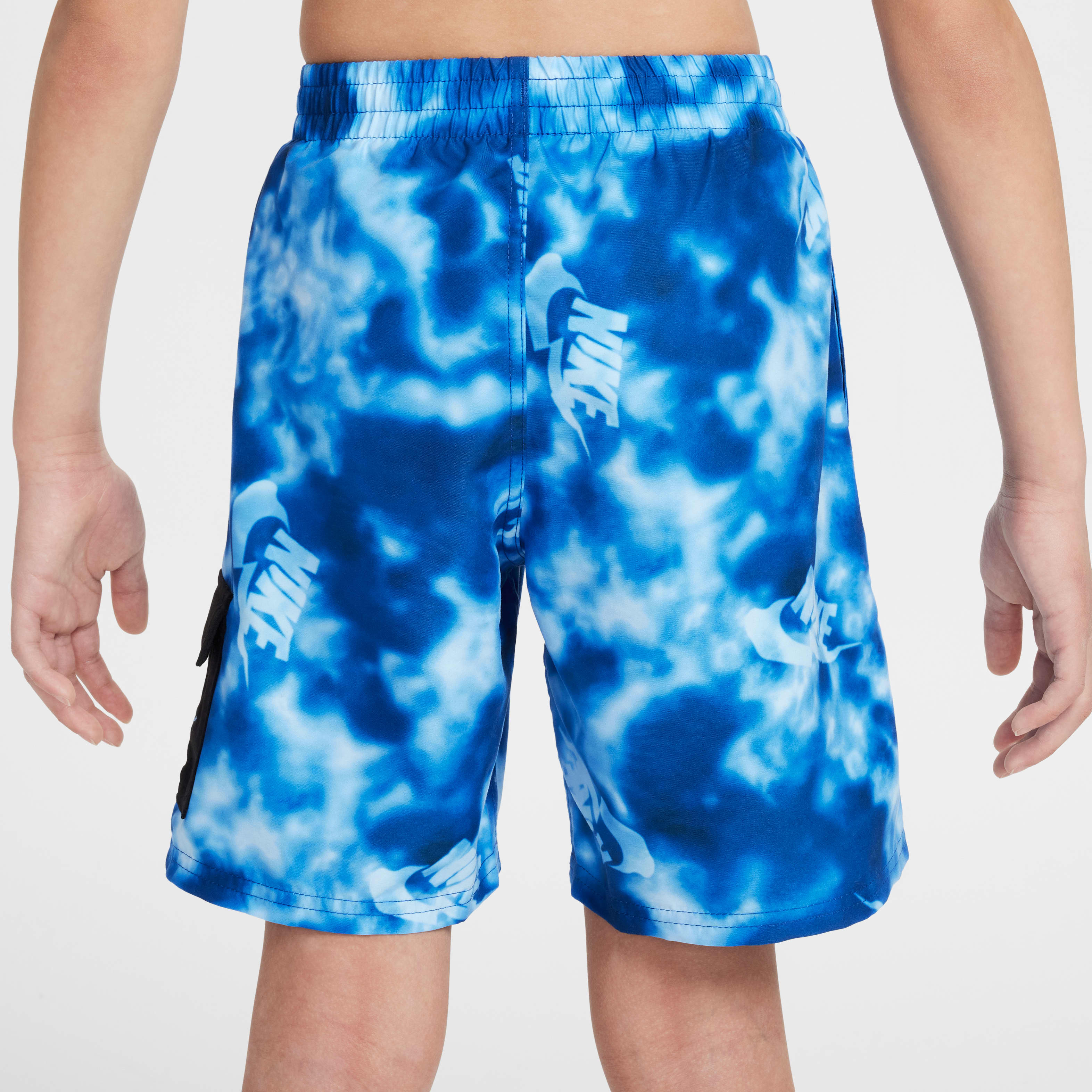 Nike Swim Voyage Big Kids' (Boys') 7" Brief-Lined Cargo Shorts