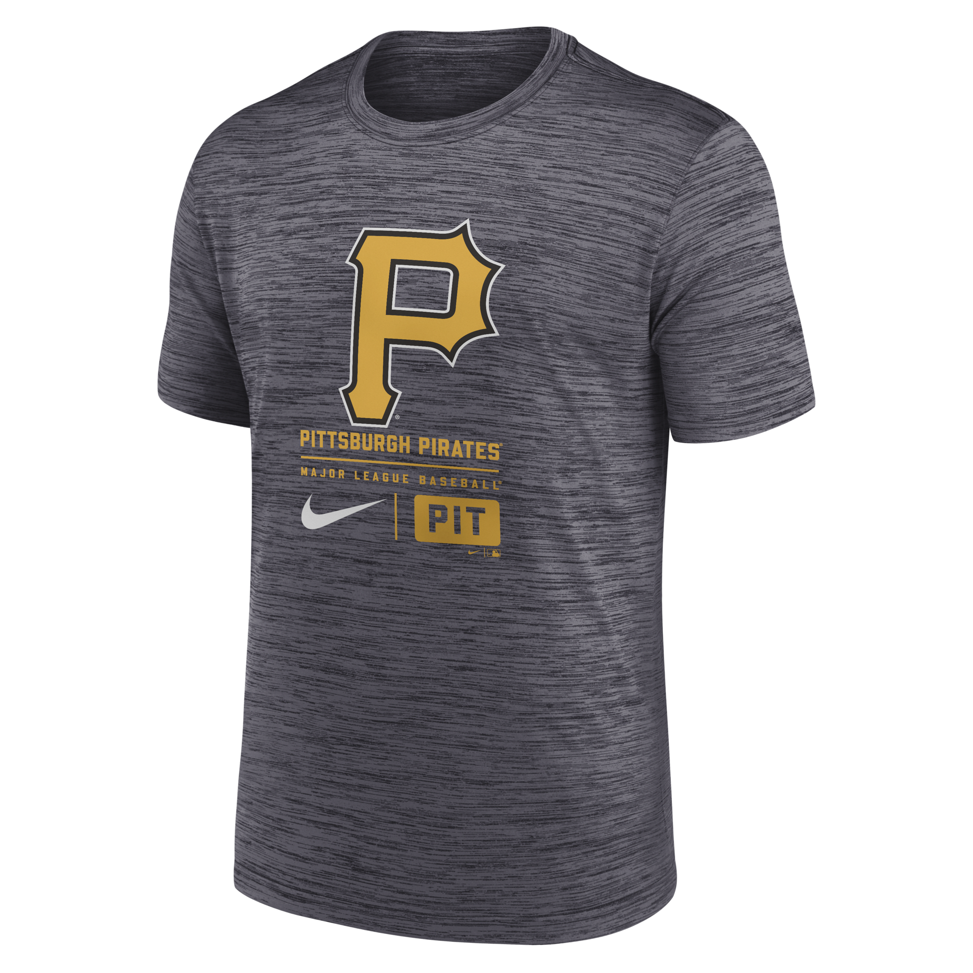 Pittsburgh Pirates Large Logo Velocity Men's Nike MLB T-Shirt