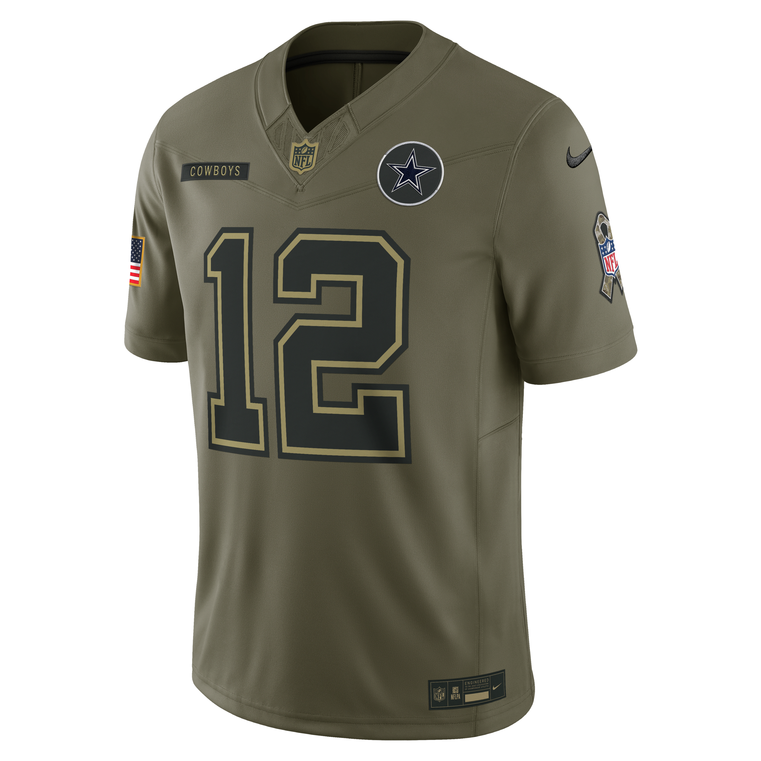 Emmitt Smith Dallas Cowboys Salute to Service Retired Men's Nike Dri-FIT NFL Limited Jersey