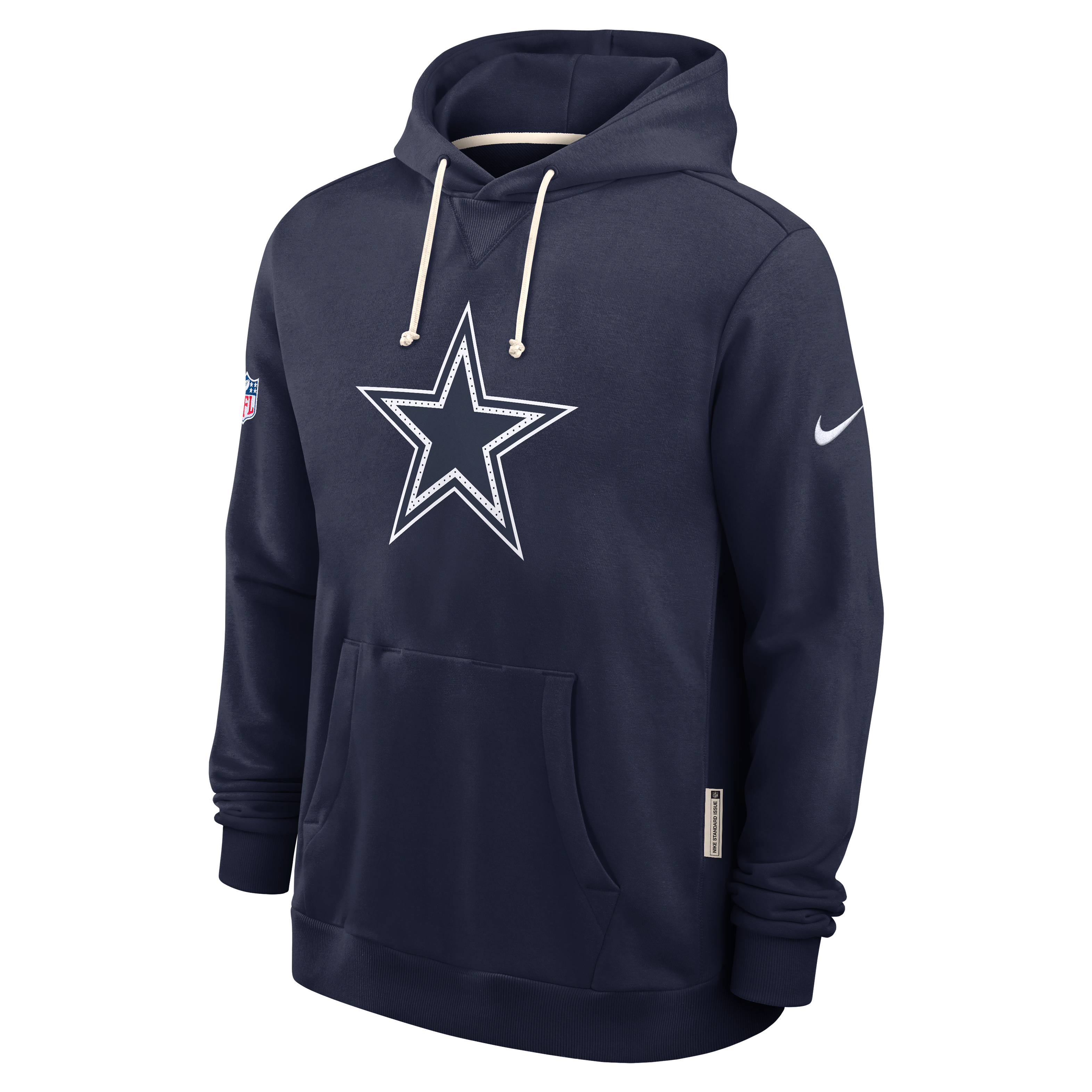 Dallas Cowboys Initial Home Sideline Men's Nike Dri-FIT NFL Pullover Hoodie