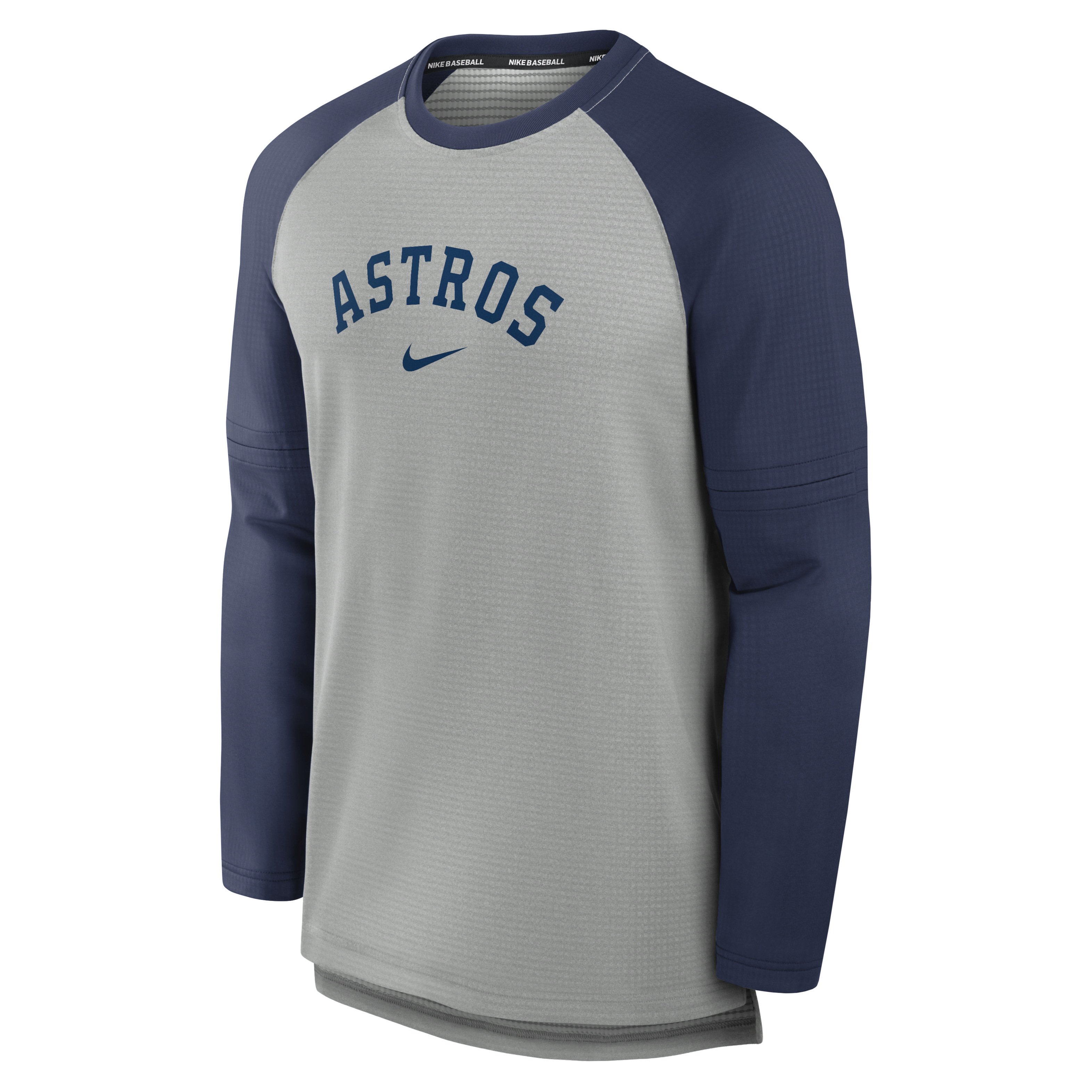 Houston Astros Authentic Collection Game Time Men's Nike Breathe MLB Long-Sleeve T-Shirt