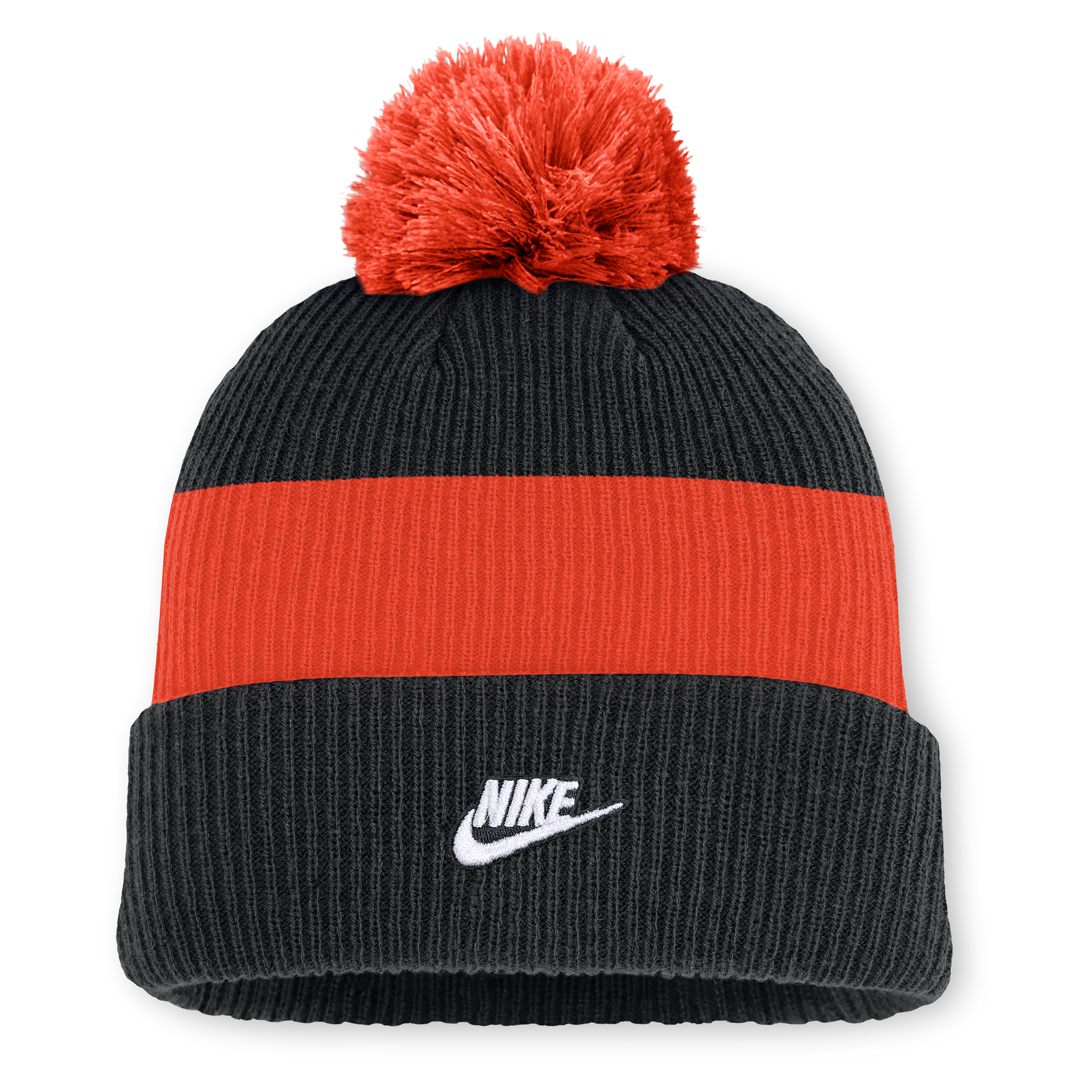 Baltimore Orioles Cooperstown Peak Men's Nike MLB Cuffed Pom Beanie