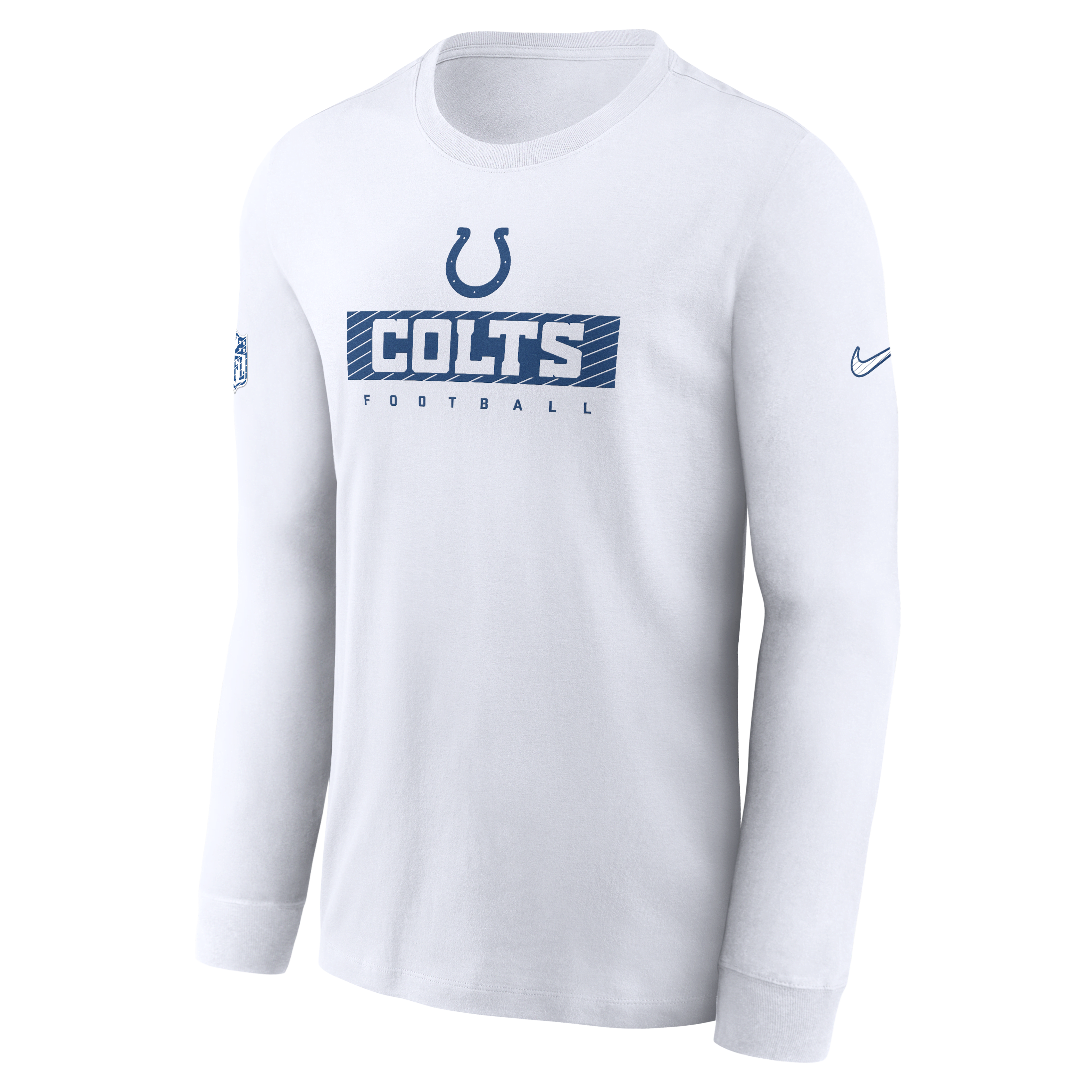 Indianapolis Colts Sideline Team Issue Men's Nike Dri-FIT NFL Long-Sleeve T-Shirt