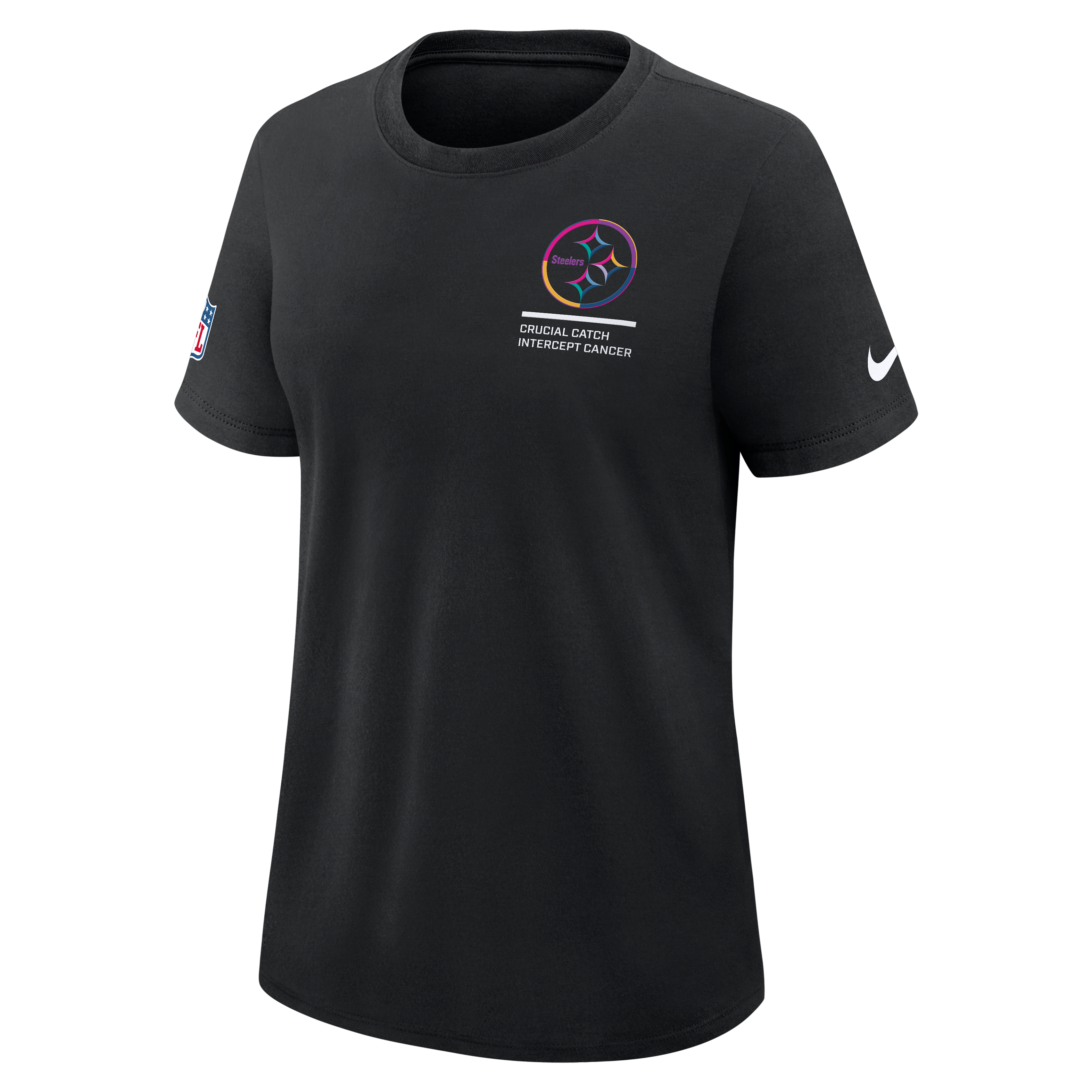 Pittsburgh Steelers Crucial Catch Women's Nike Dri-FIT NFL T-Shirt
