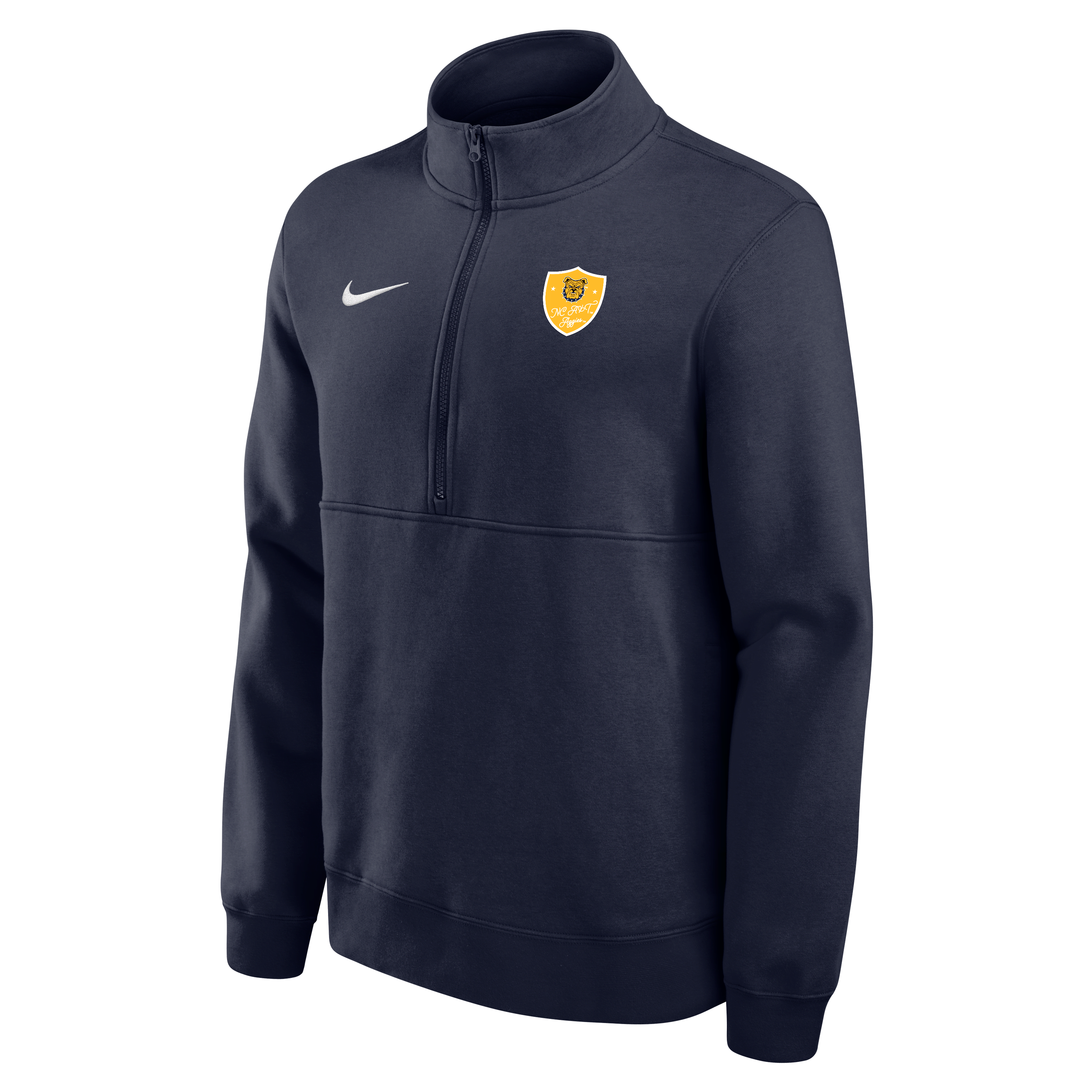 Nike College Club Fleece (North Carolina AT&T University) Men's 1/4 Zip Top