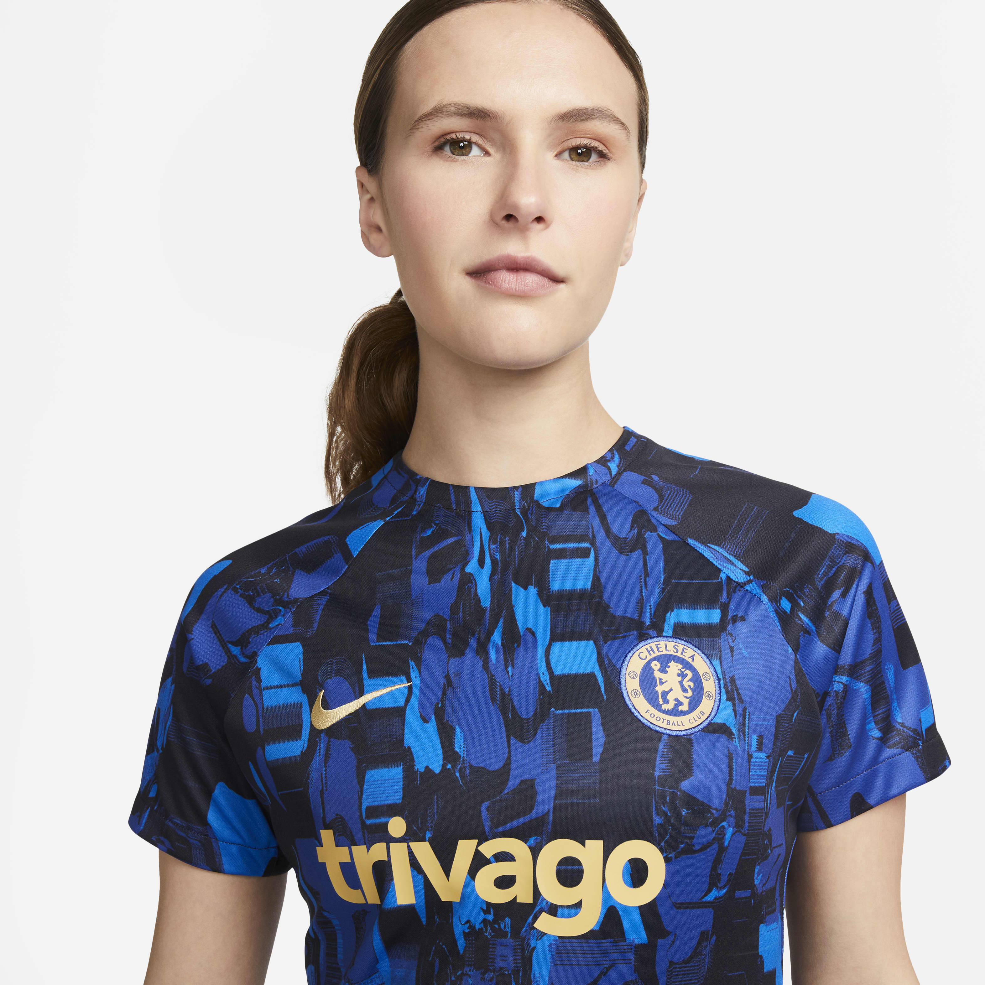 Chelsea FC Academy Pro Women's Nike Dri-FIT Pre-Match Soccer Top