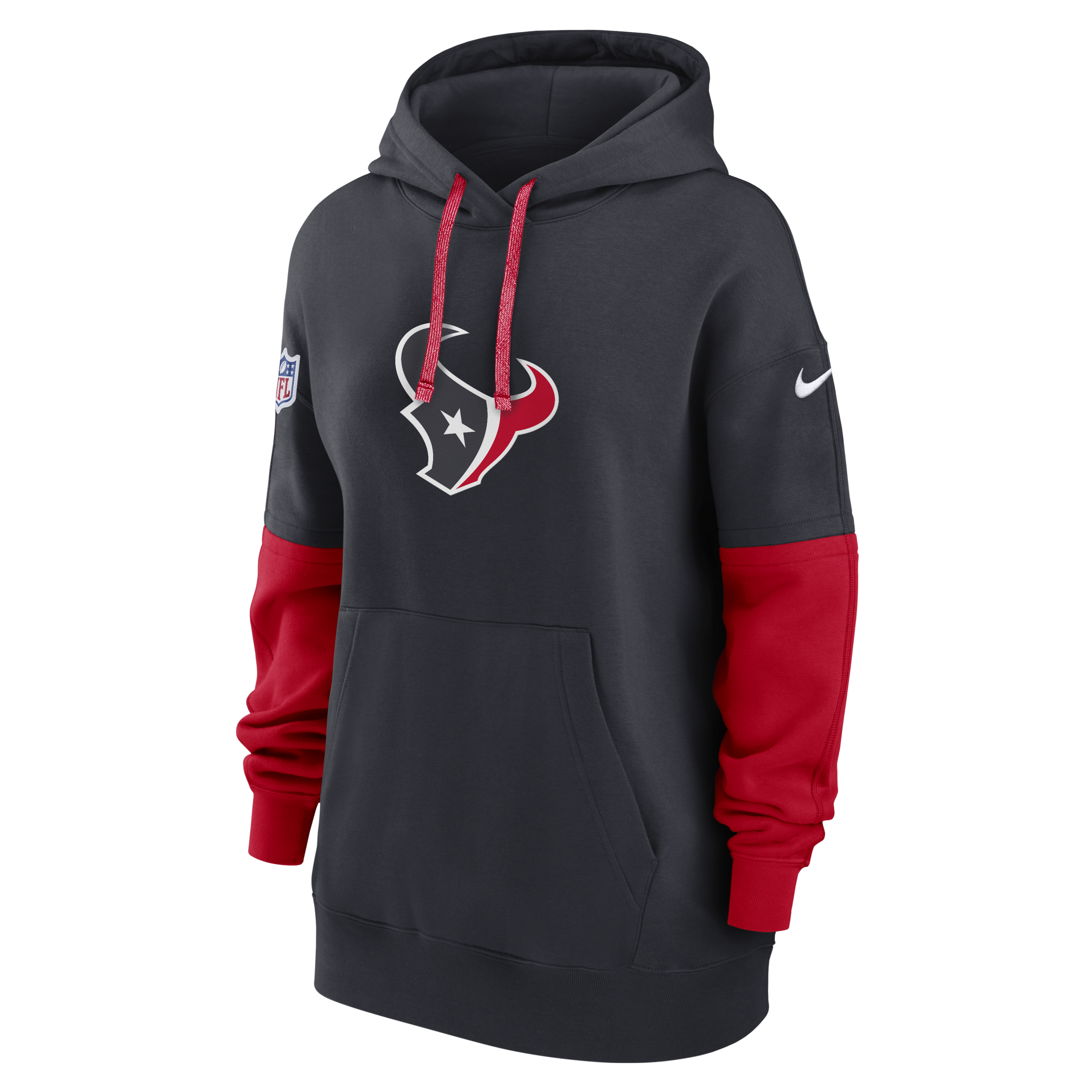 Houston Texans Sideline Essential Women's Nike NFL Pullover Hoodie