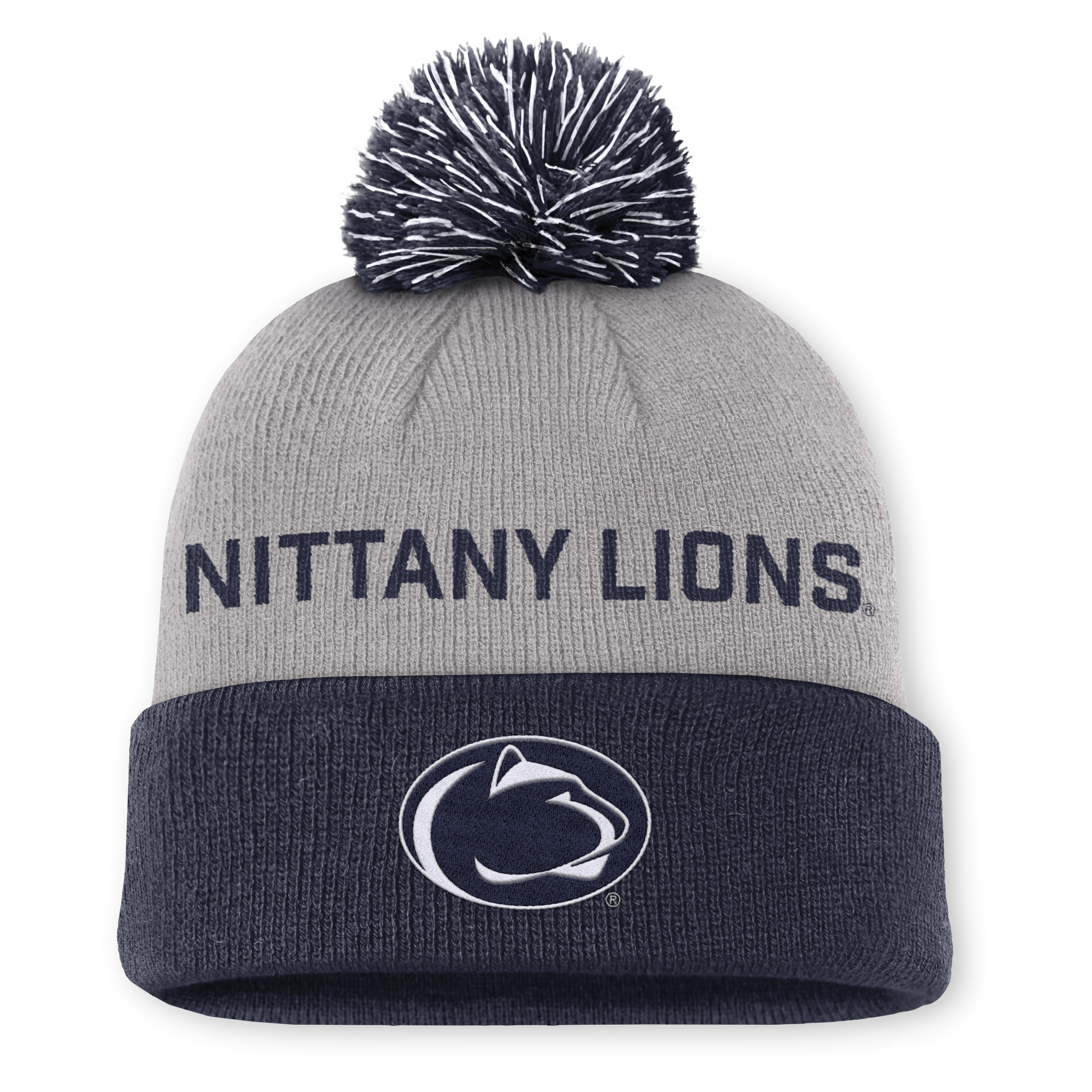 Penn State Primetime Peak Men's Nike College Cuffed Pom Beanie