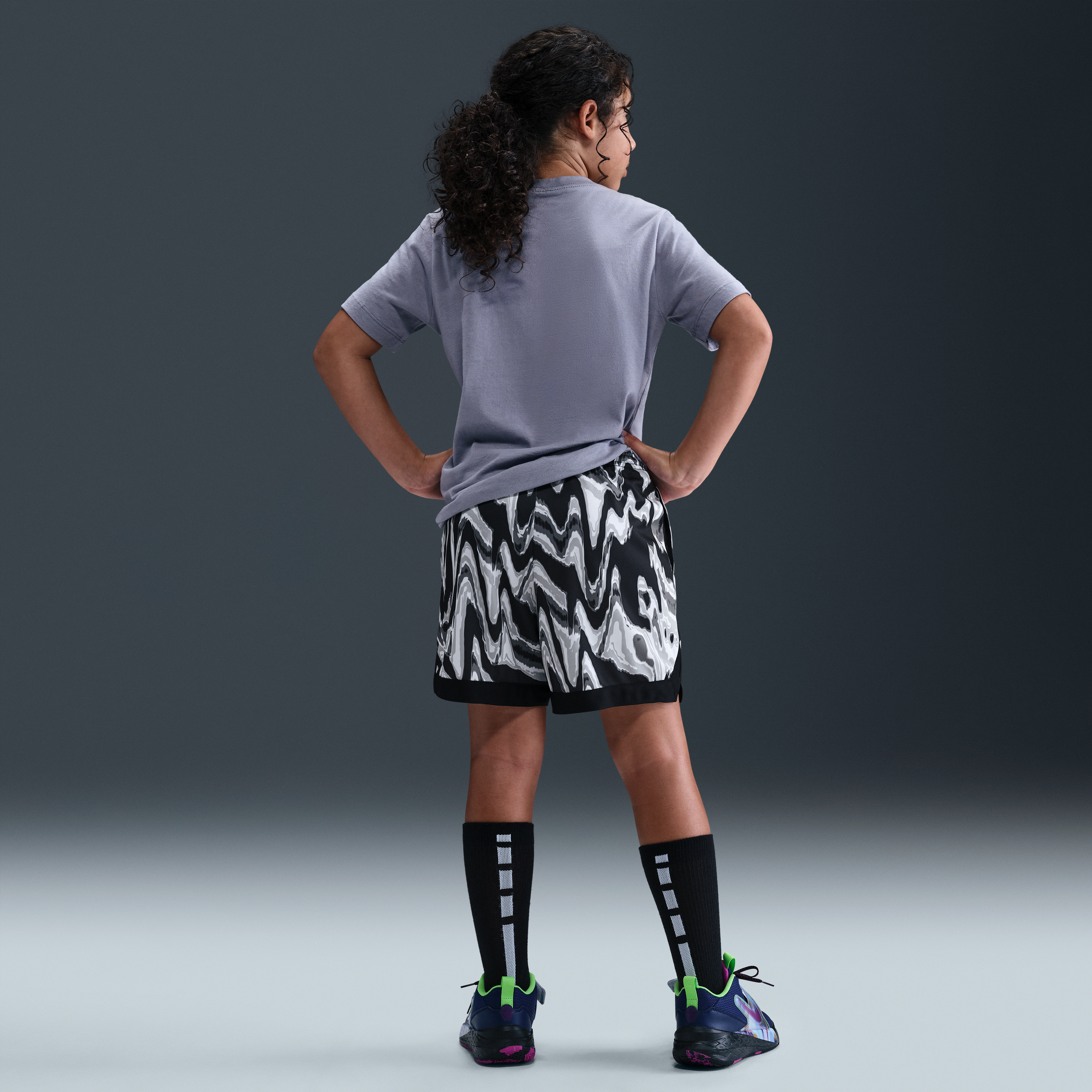 Nike Court Big Kids' Dri-FIT 5" Basketball Shorts