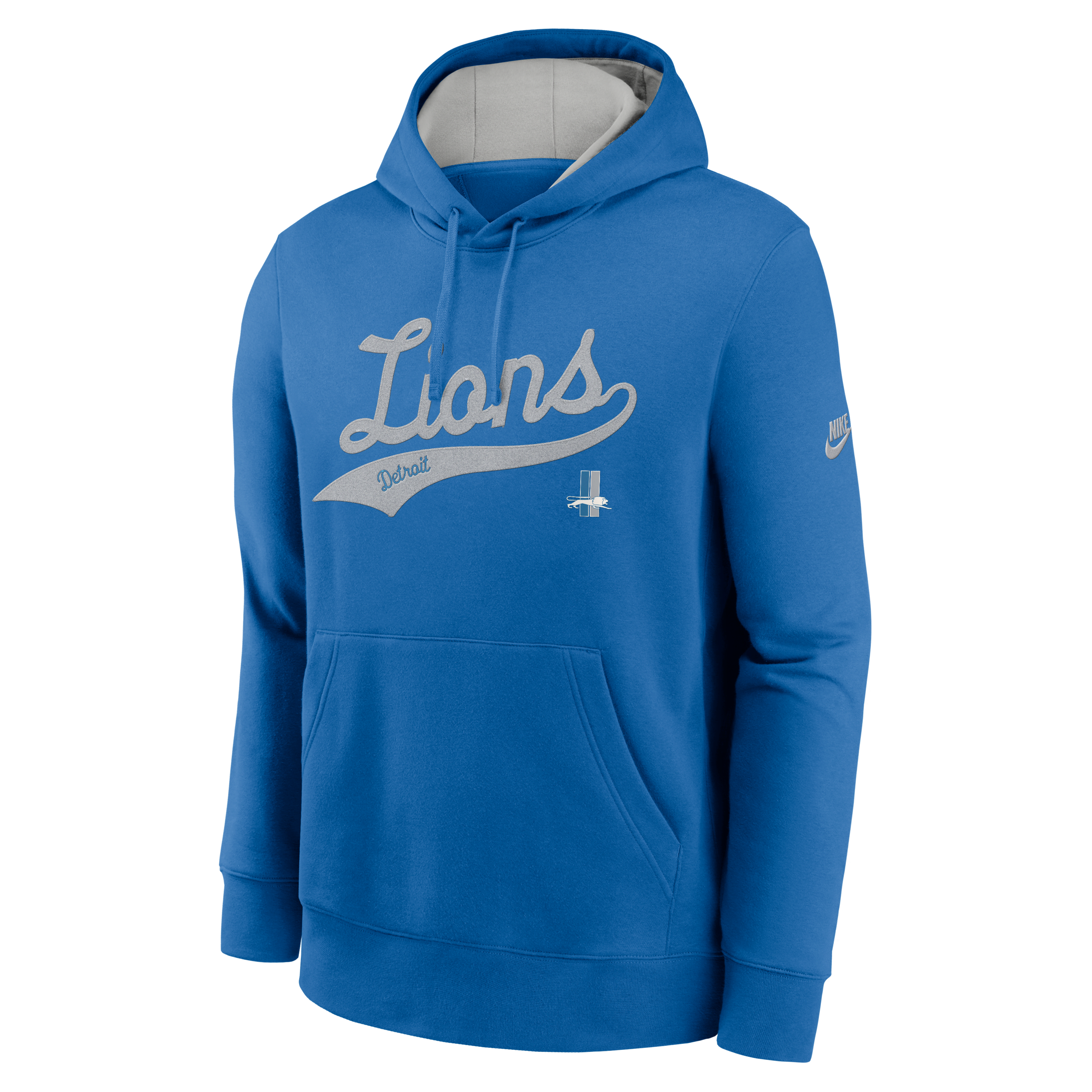 Detroit Lions Rewind Club Logo Men's Nike NFL Pullover Hoodie